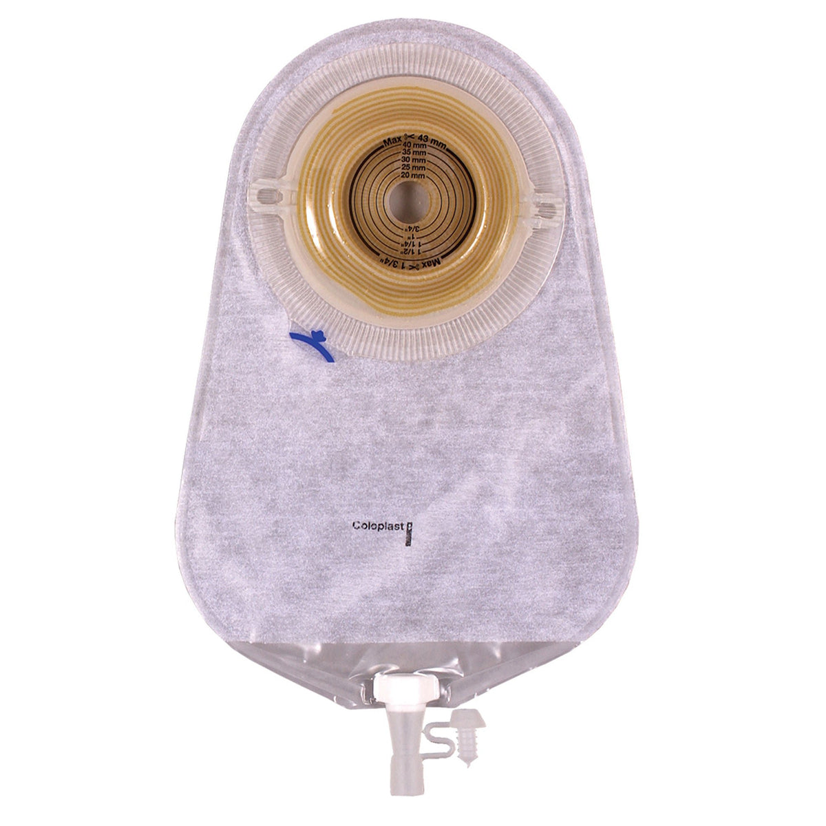 Assura® Deep Convex 1-Piece Transparent Urostomy Pouch, Cut to Fit 15 – 33mm — Box of 10