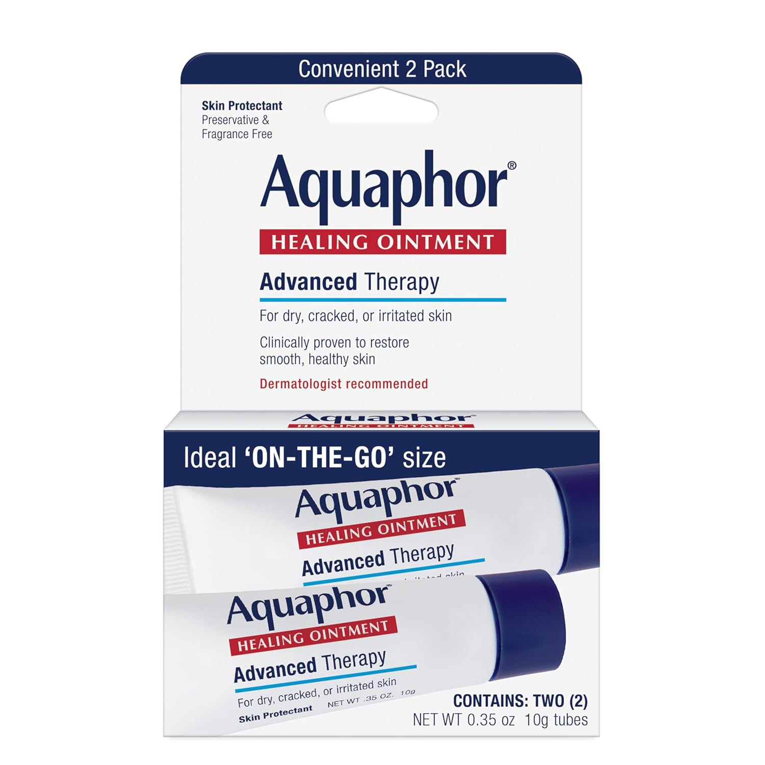 Aquaphor Advanced Therapy Healing Ointment Tube