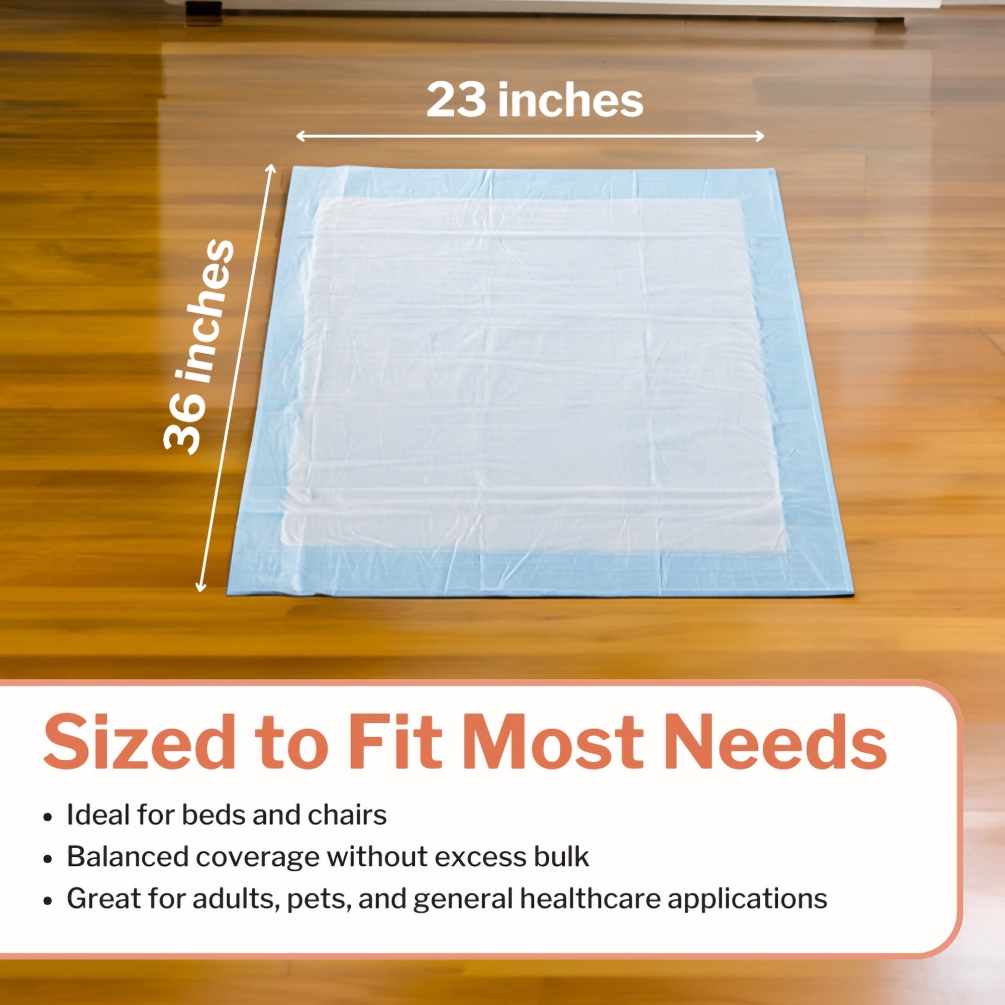 McKesson Ultra Breathable Heavy Absorbency Low Air Loss Underpad, 23 x 36 Inch
