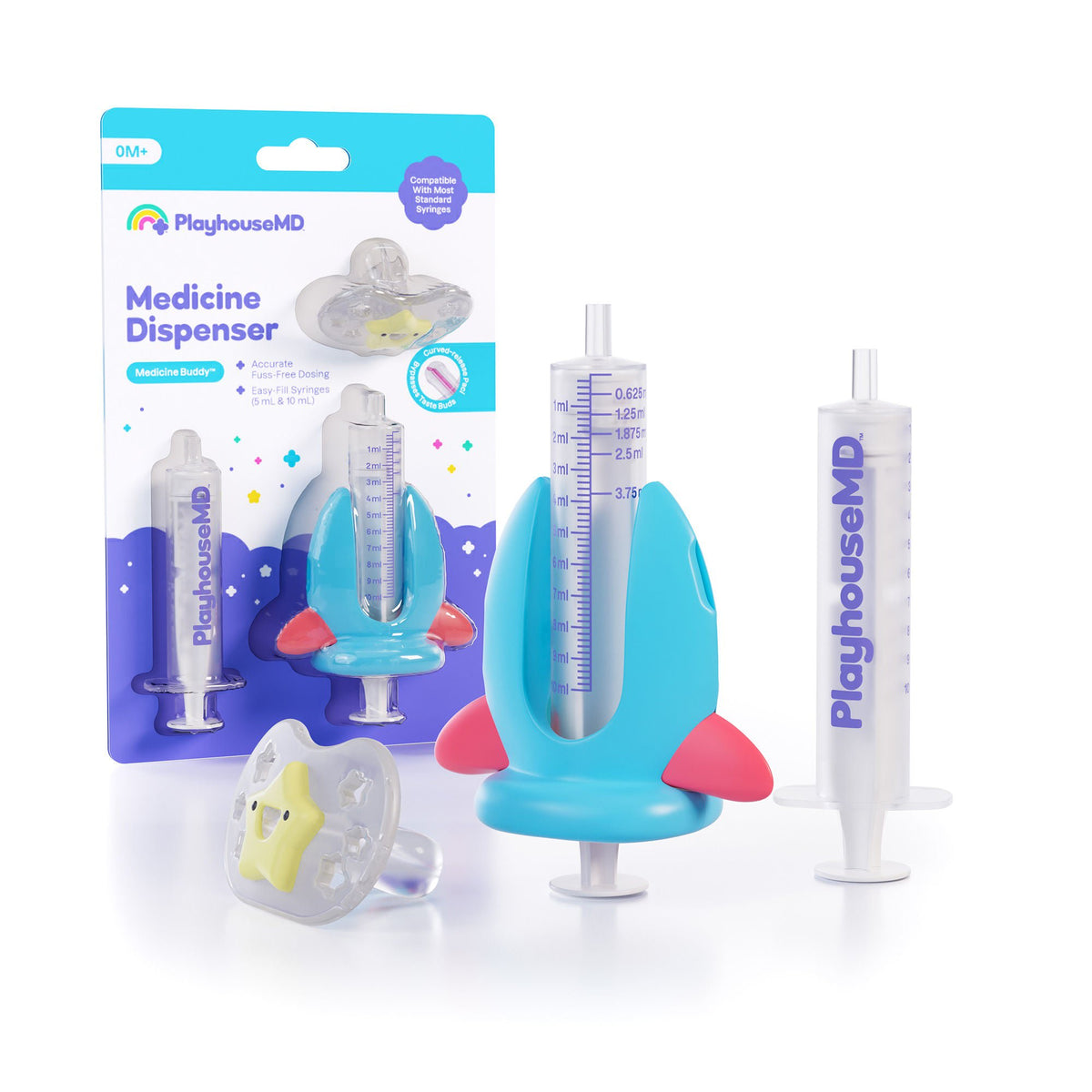 Medicine Buddy™ Rocket Medication Dispenser for Infants, Babies & Toddlers