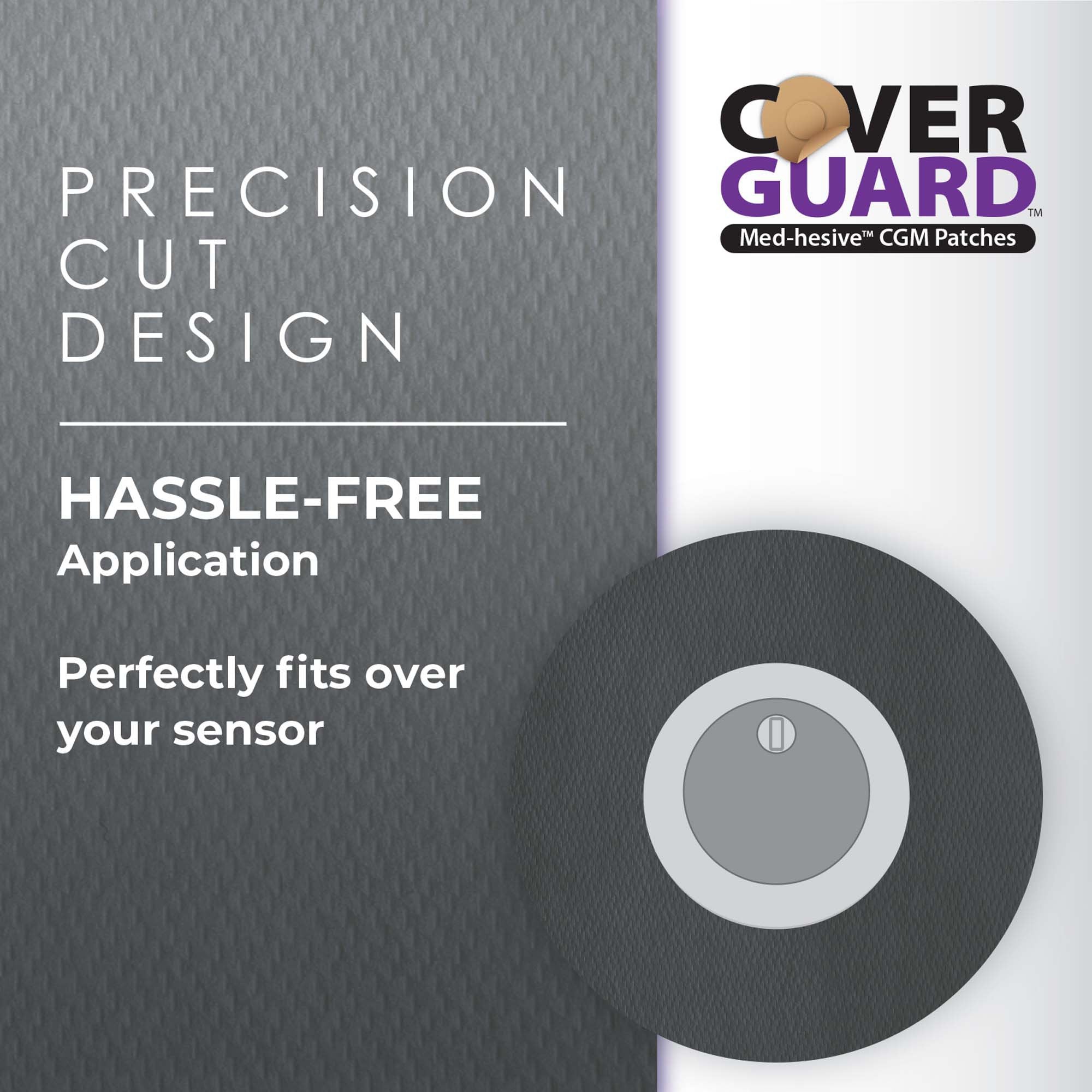 CoverGuard Continuous Glucose Monitor Device Sensor Cover for FreeStyle Libre 3