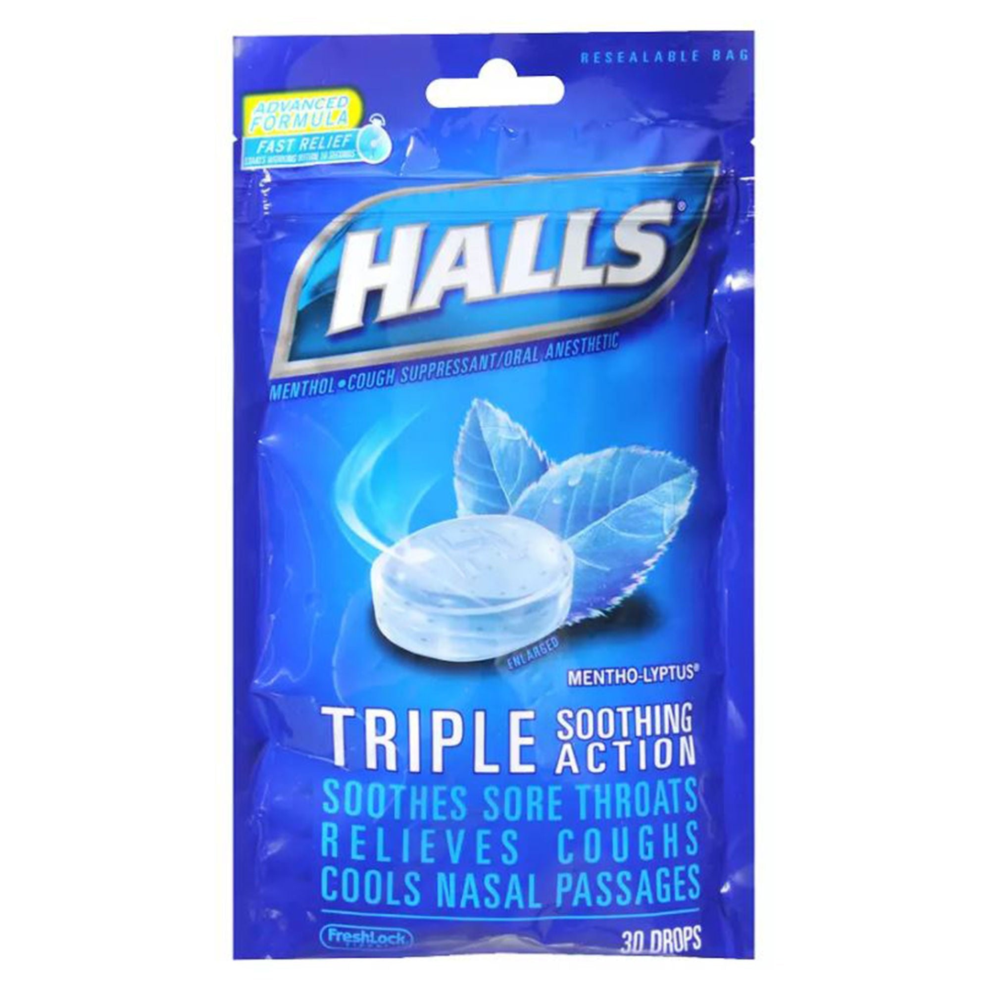 Halls® Mentho-Lyptus Cough Suppressant/Oral Analgesic