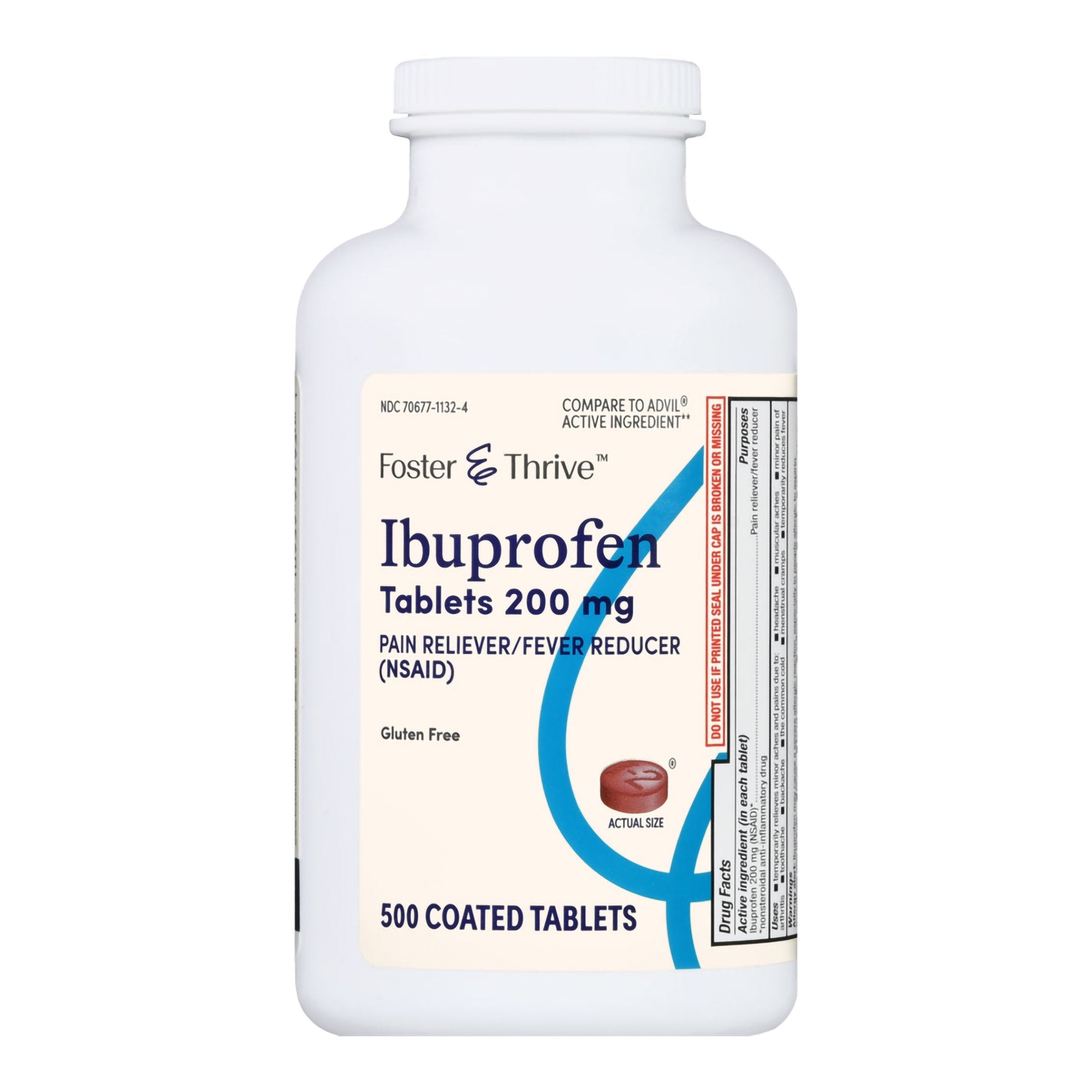 Foster & Thrive Ibuprofen 200 mg Coated Tablets