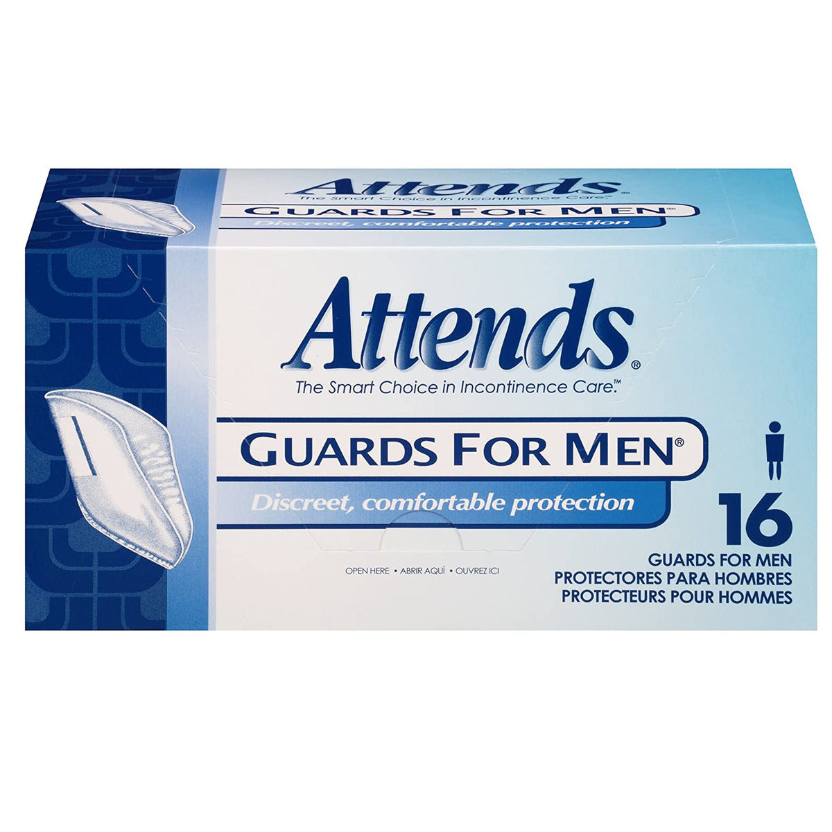 Attends® Guards For Men® Bladder Control Pad — Box of 16