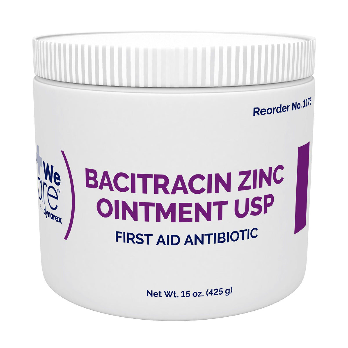 dynarex Bacitracin Zinc First Aid Antibiotic, 15 oz. Jar