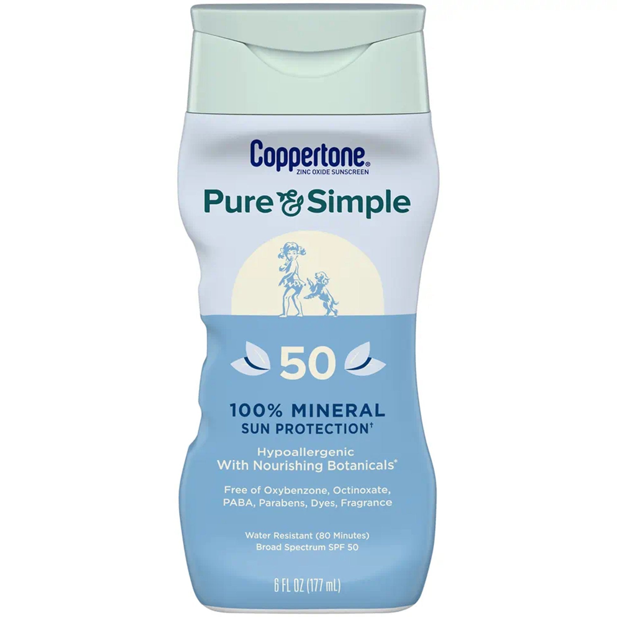 Coppertone Pure and Simple SPF 50 Mineral Sunscreen
