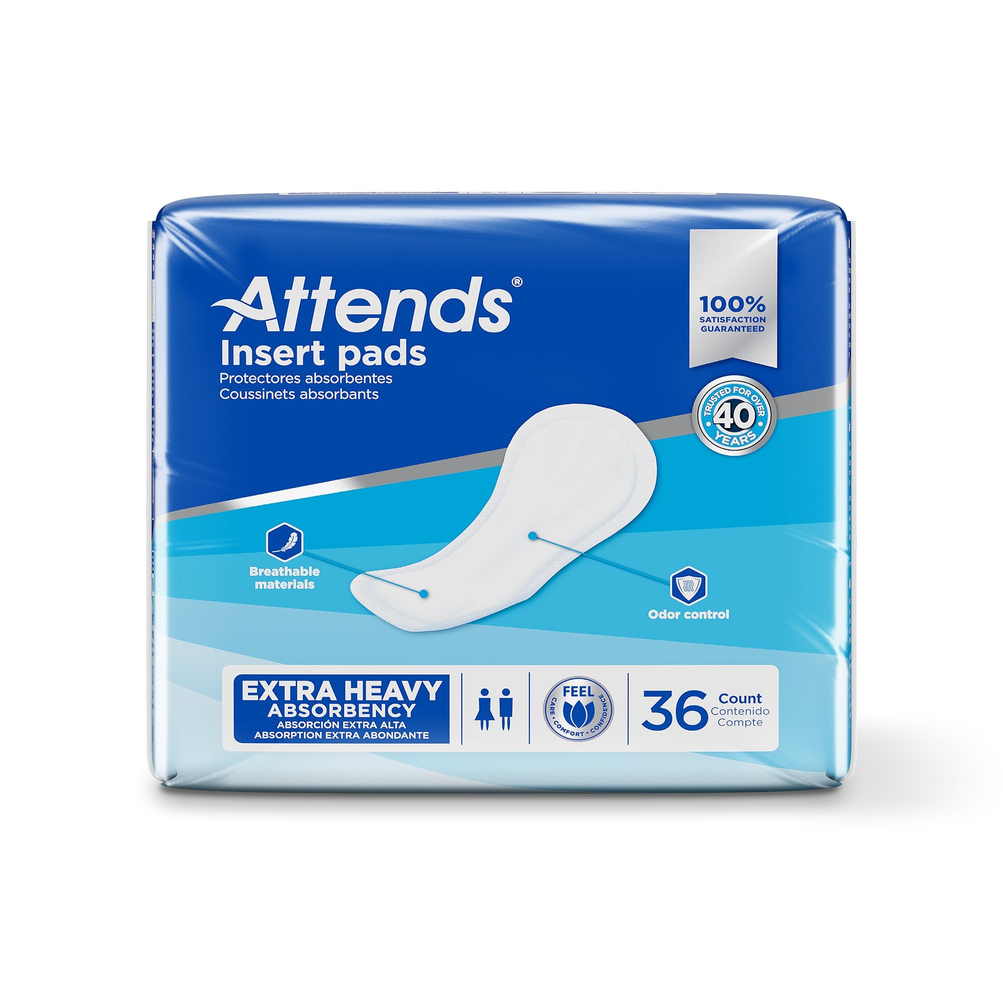 Attends Insert Pad Incontinence Liner