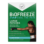 Biofreeze Menthol Pain Relief Patches, Large