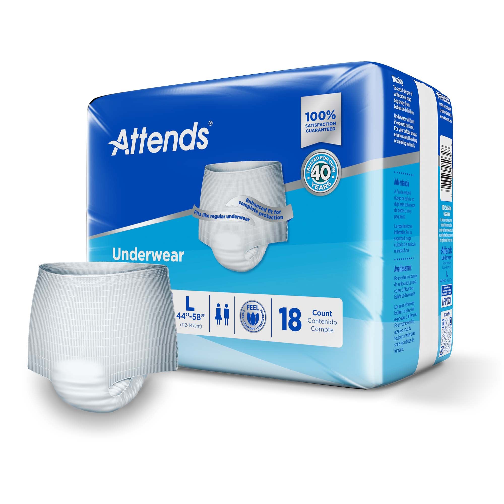 Attends Advanced Underwear Ultimate Absorbency