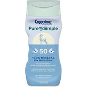 Coppertone® Pure and Simple SPF 50 Mineral Sunscreen Spray, 5 oz.