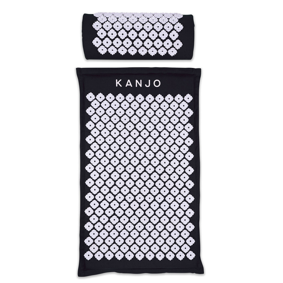 Kanjo Memory Foam Acupressure Mat Set, Black