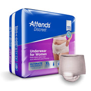 Attends® Discreet Women's Underwear, Level 5, X-Large — Bag of 16