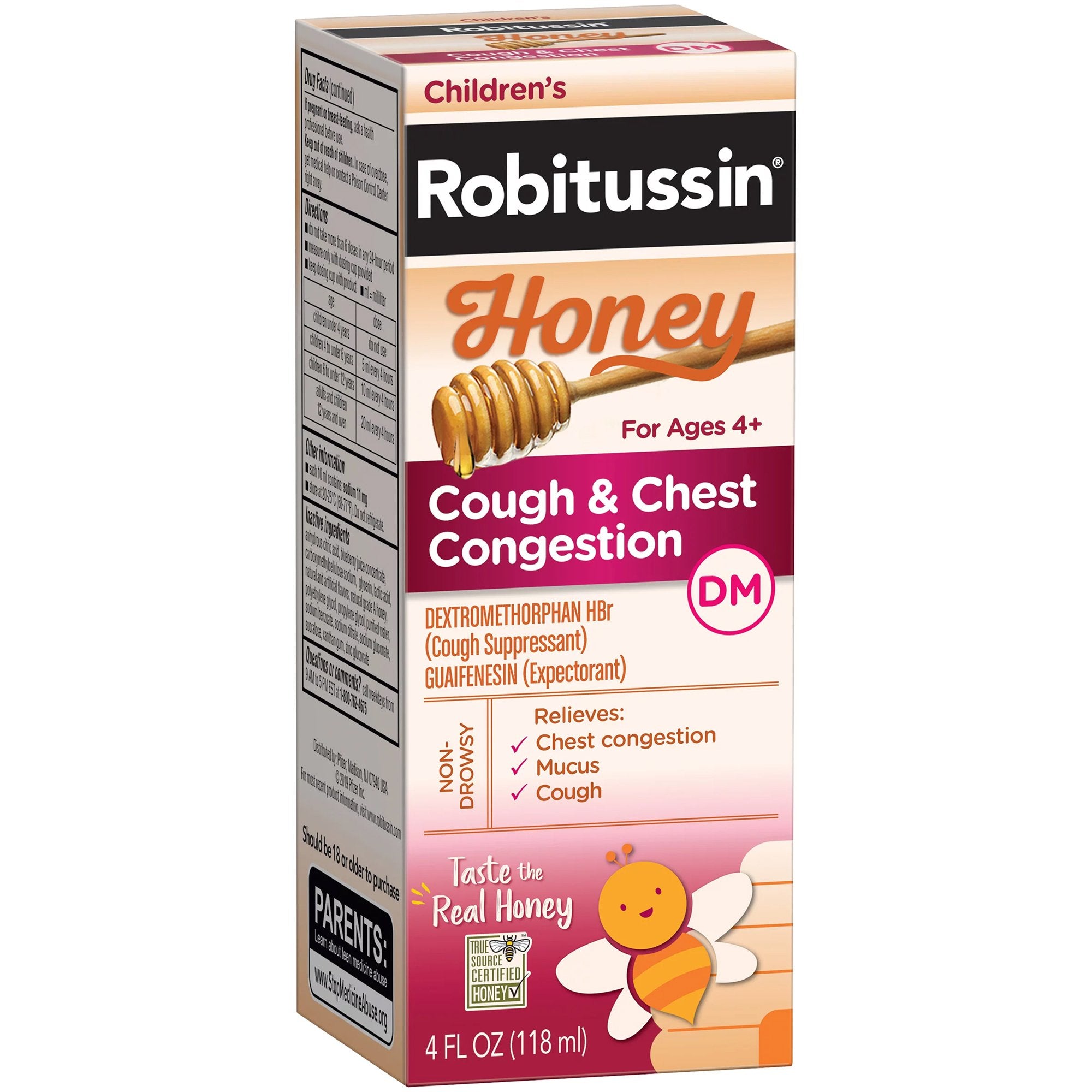 Robitussin Children's Honey Cough & Chest Congestion DM Liquid