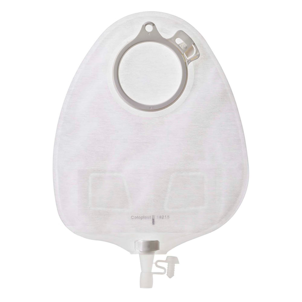 Assura® Original 2-Piece Transparent Urostomy Pouch, Green Match — Box of 10