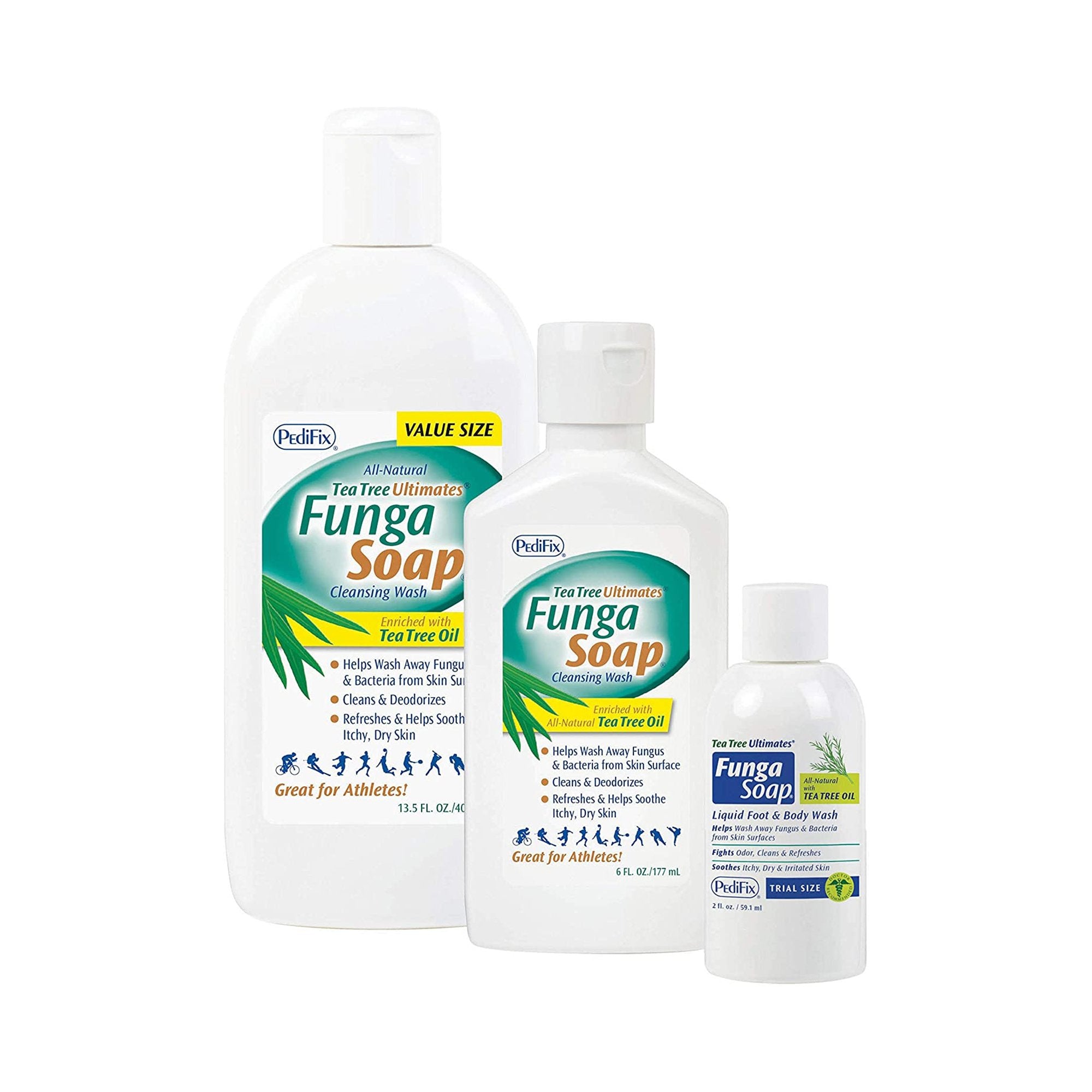 Tea Tree Ultimates FungaSoap – Tea Tree-Infused Cleansing Wash, 13.5 ounces