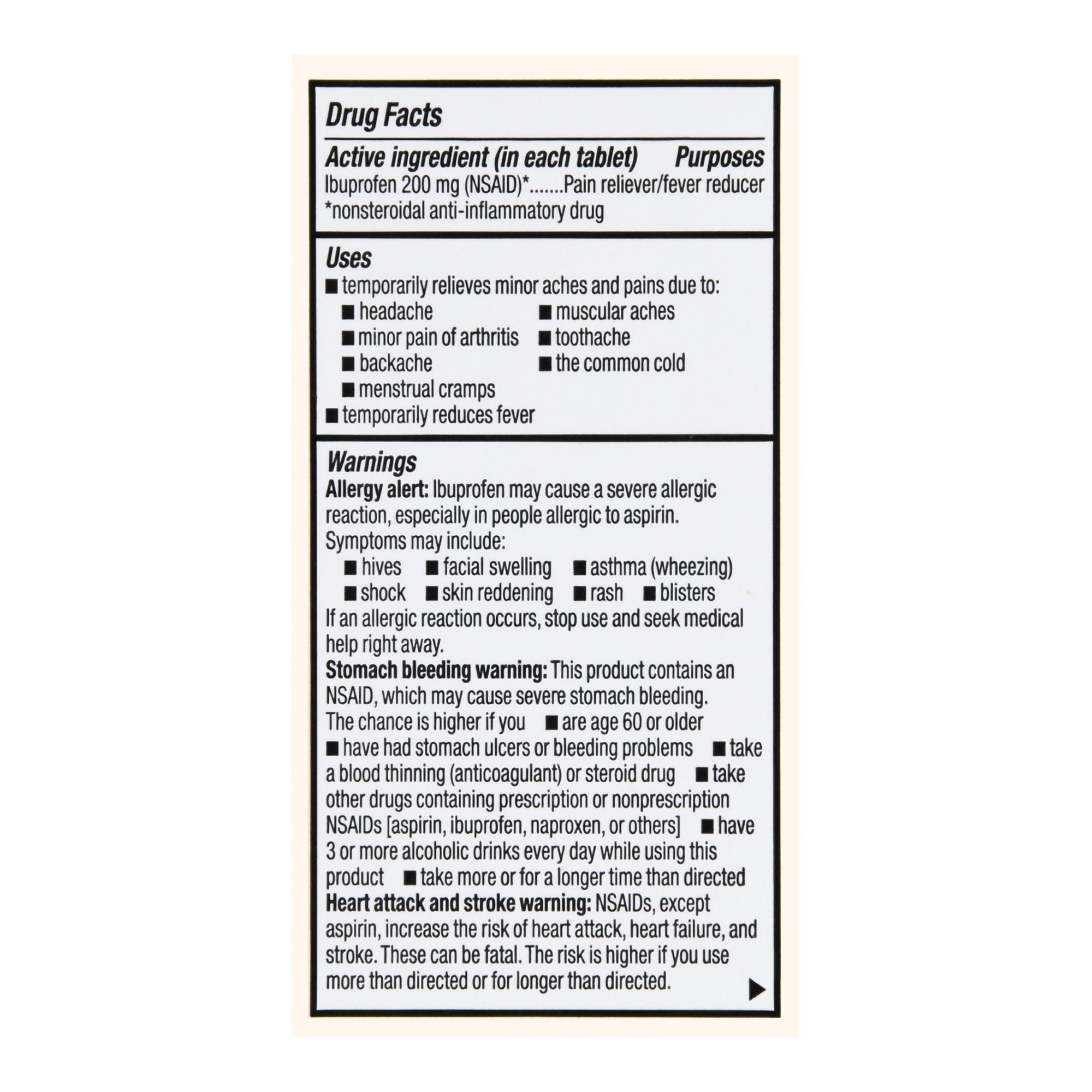 Foster & Thrive Ibuprofen 200 mg Coated Tablets