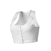 heart&core® Larissa Post-Surgical Bra with Drainage Bulb Holders, White, X-Large