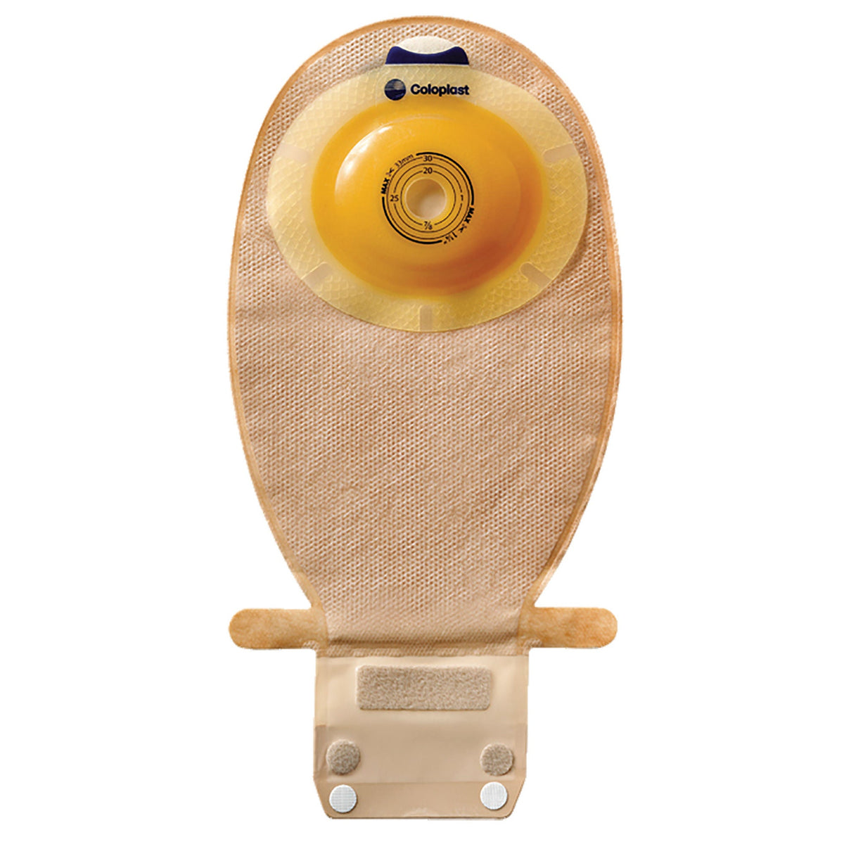 SenSura® Convex Light 1-Piece Transparent Ostomy Pouch, 28 mm Stoma — Box of 10