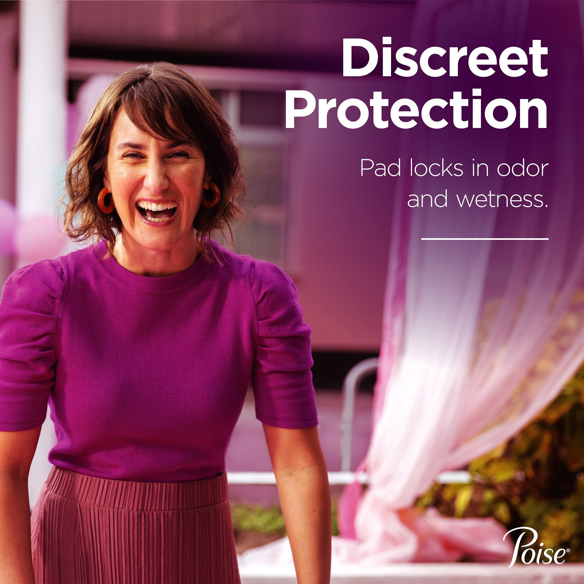 Poise Ultimate Day and Night Bladder Control Pad, Long Length - Case