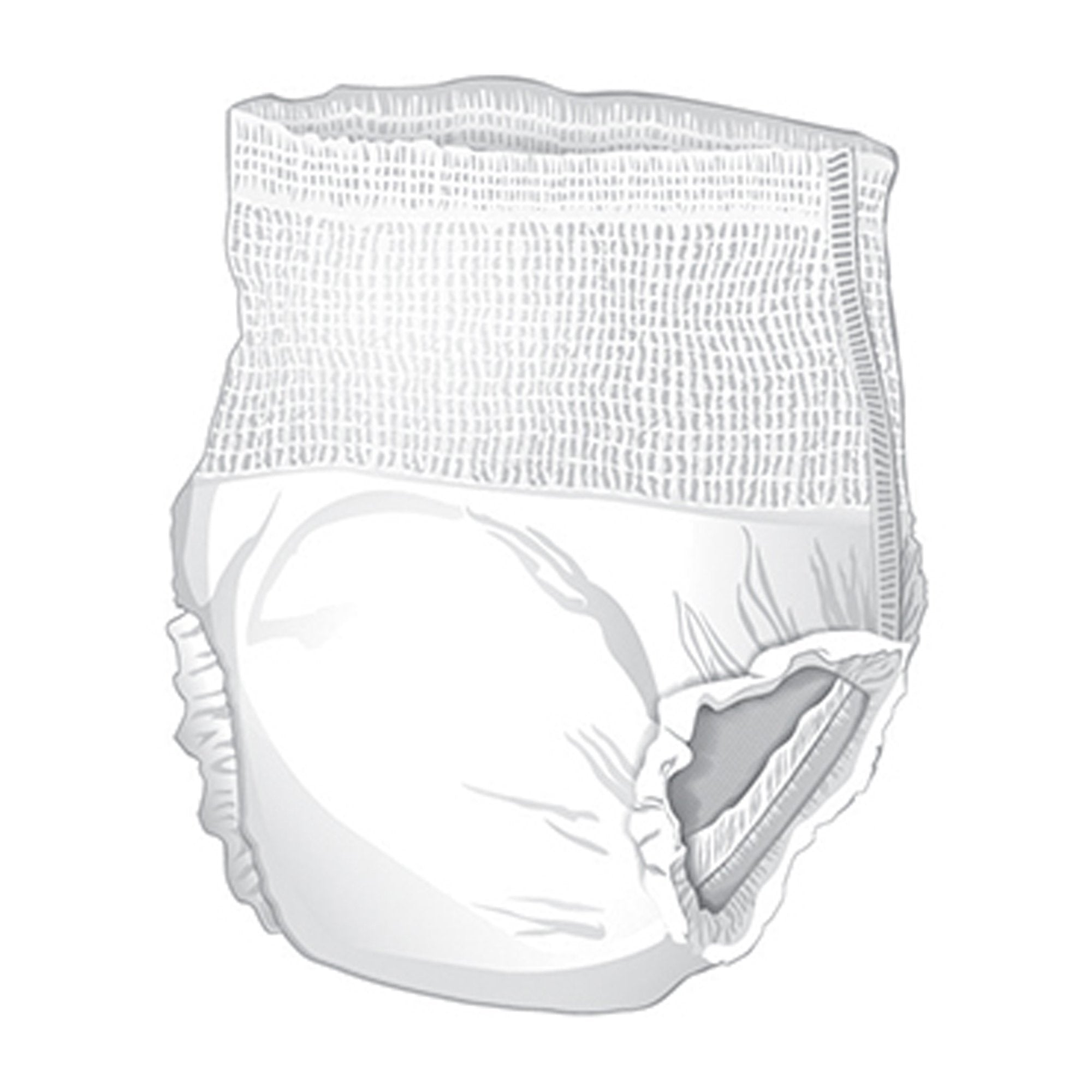 McKesson Classic Light Absorbency Incontinence Underwear, Medium