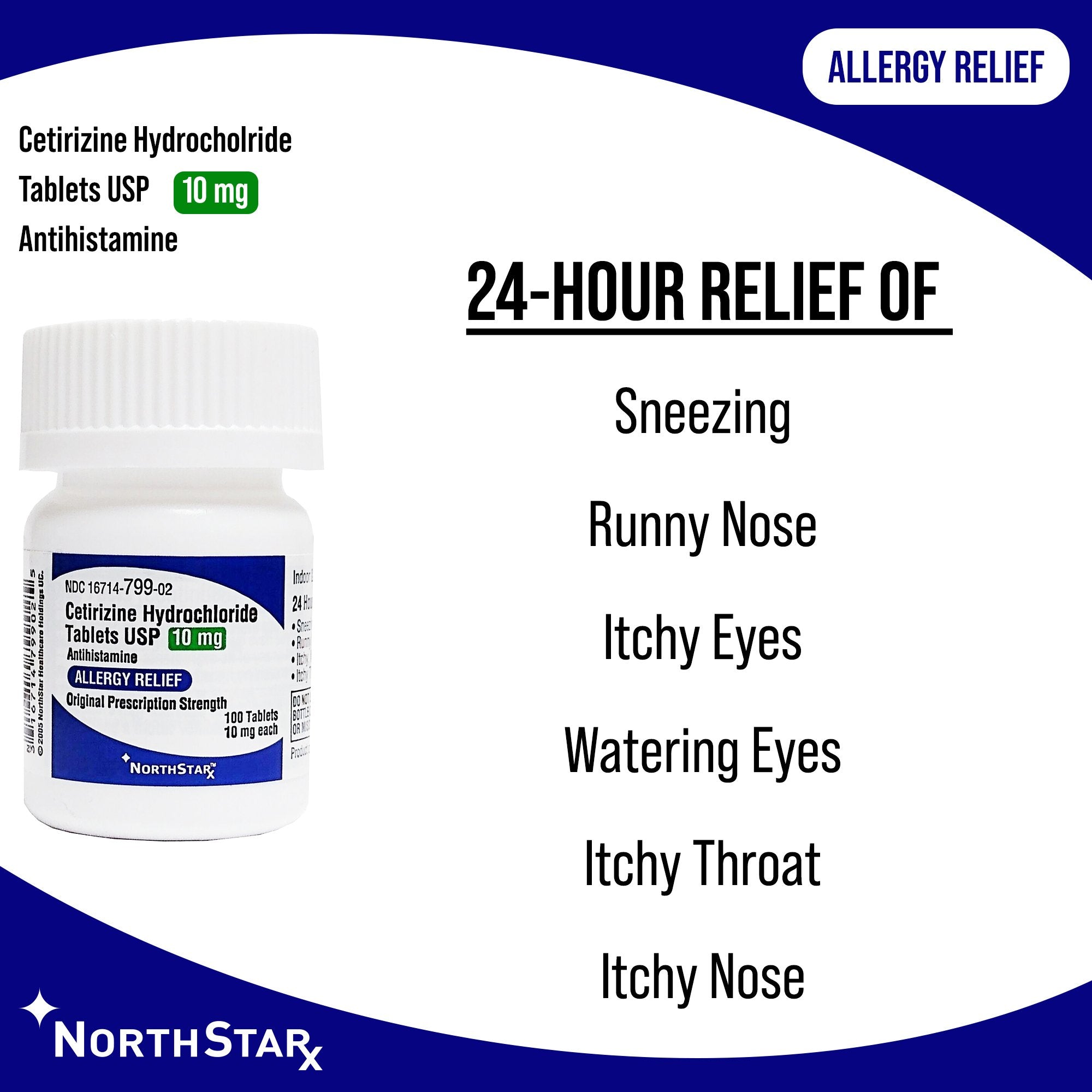 NorthStar Rx Antihistamine Cetirizine