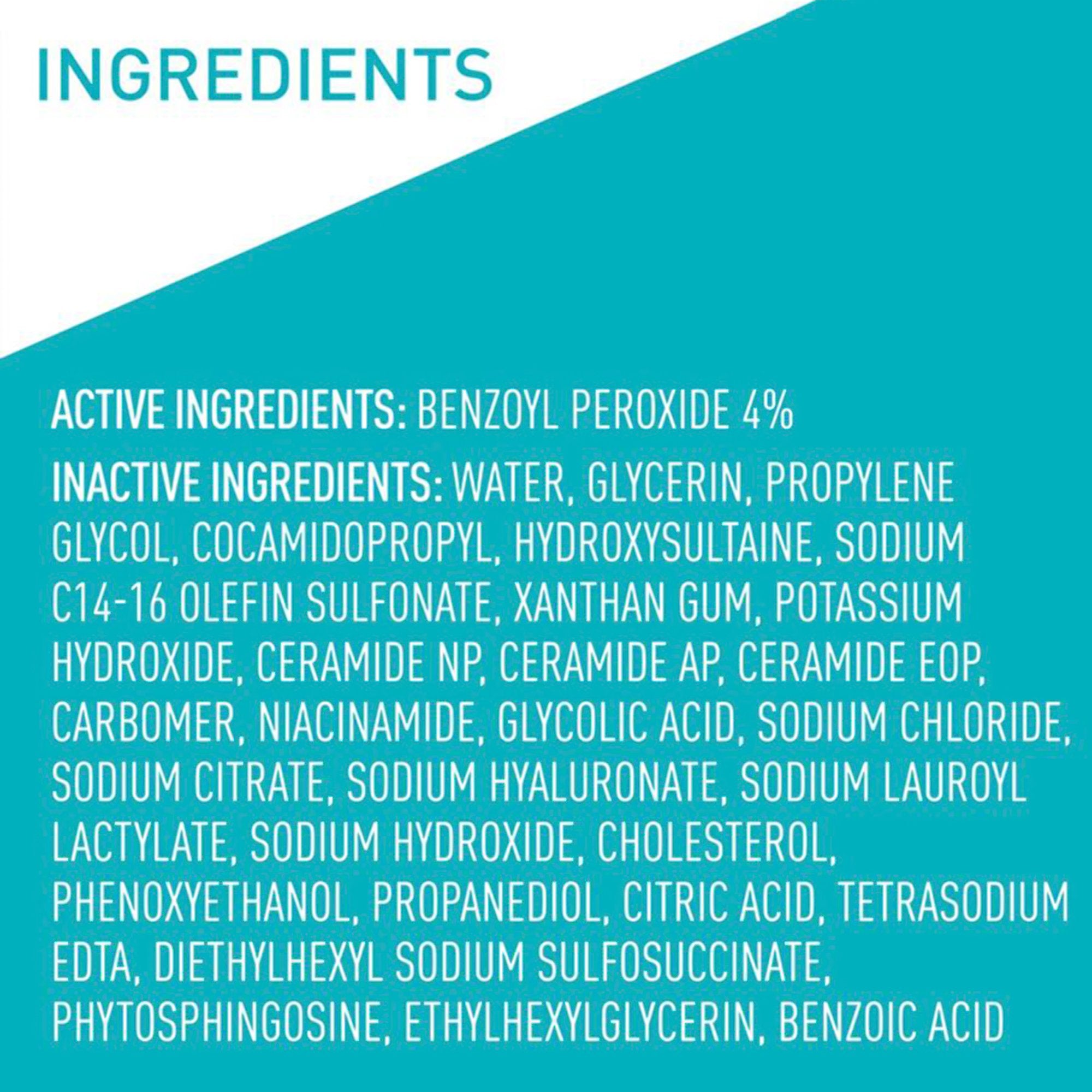 CeraVe Acne Foaming Cream Cleanser