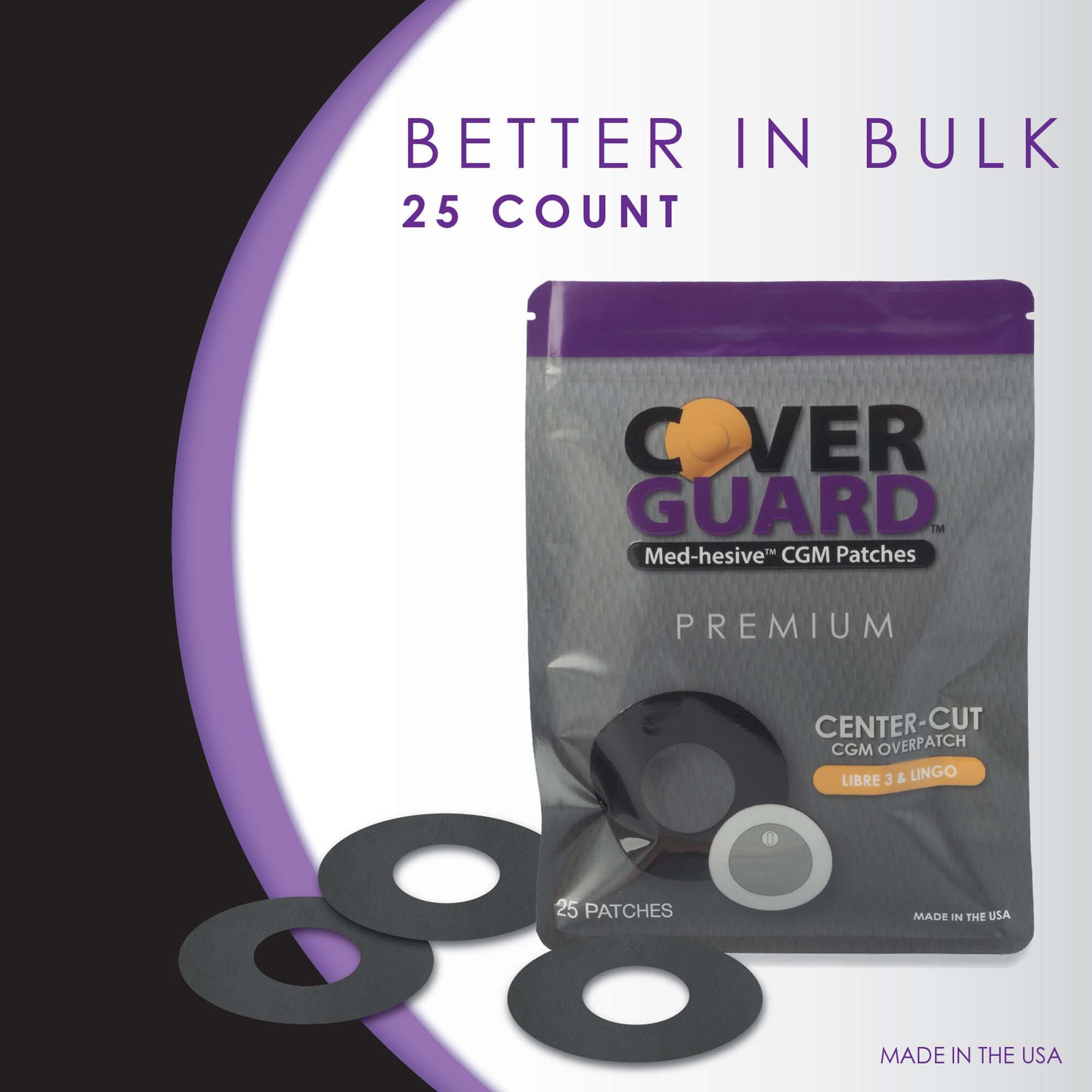 CoverGuard Continuous Glucose Monitor Device Sensor Cover for FreeStyle Libre 3