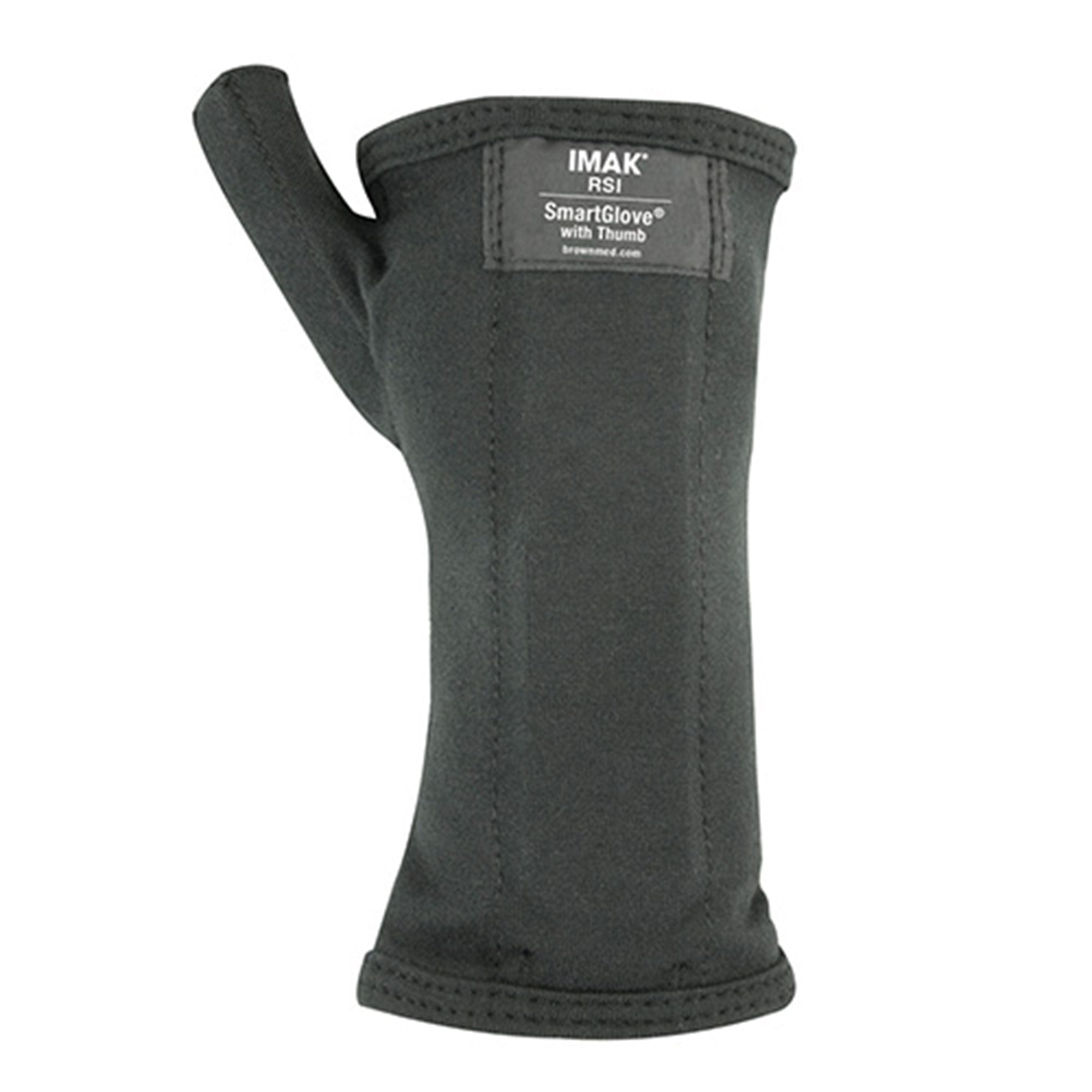 IMAK RSI SmartGlove with Thumb Support Glove, Medium, Black
