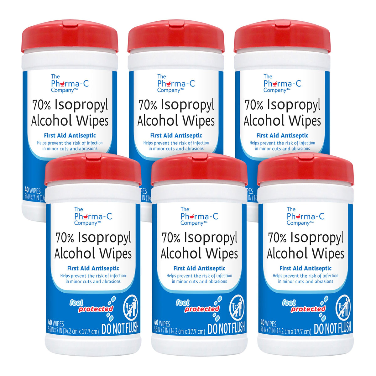 Pharma-C-Wipes® Isopropyl Alcohol Antiseptic Wipes