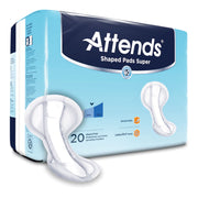 Attends® Shaped Bladder Control Pads, Super — Pack of 20