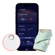 Owlet® Dream Sock Smart Baby Monitor, Track Heart Rate and Oxygen, Mint Color