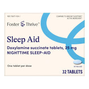 Foster & Thrive Sleep Aid Doxylamine Succinate 25 mg Tablets