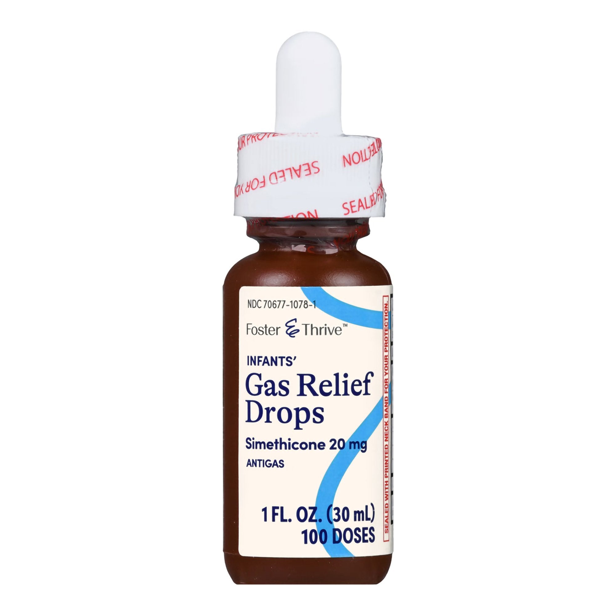 Foster & Thrive Simethicone Infant Gas Relief, 1-ounce Dropper Bottle