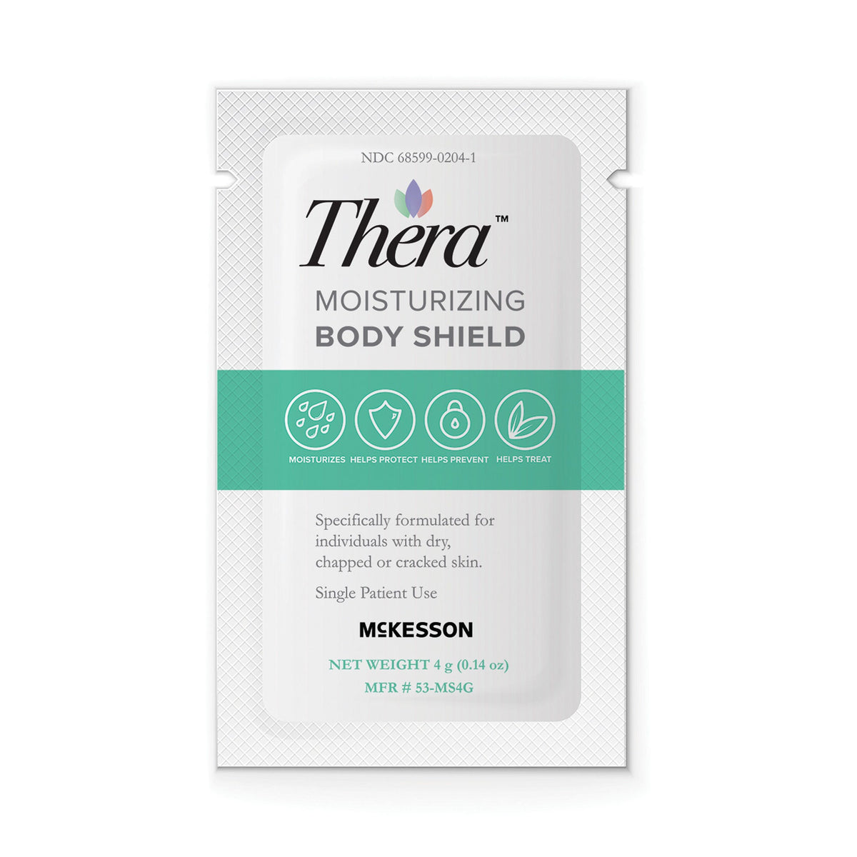 Thera® Moisturizing, Scented Body Shield, Individual Packets — Case of 864