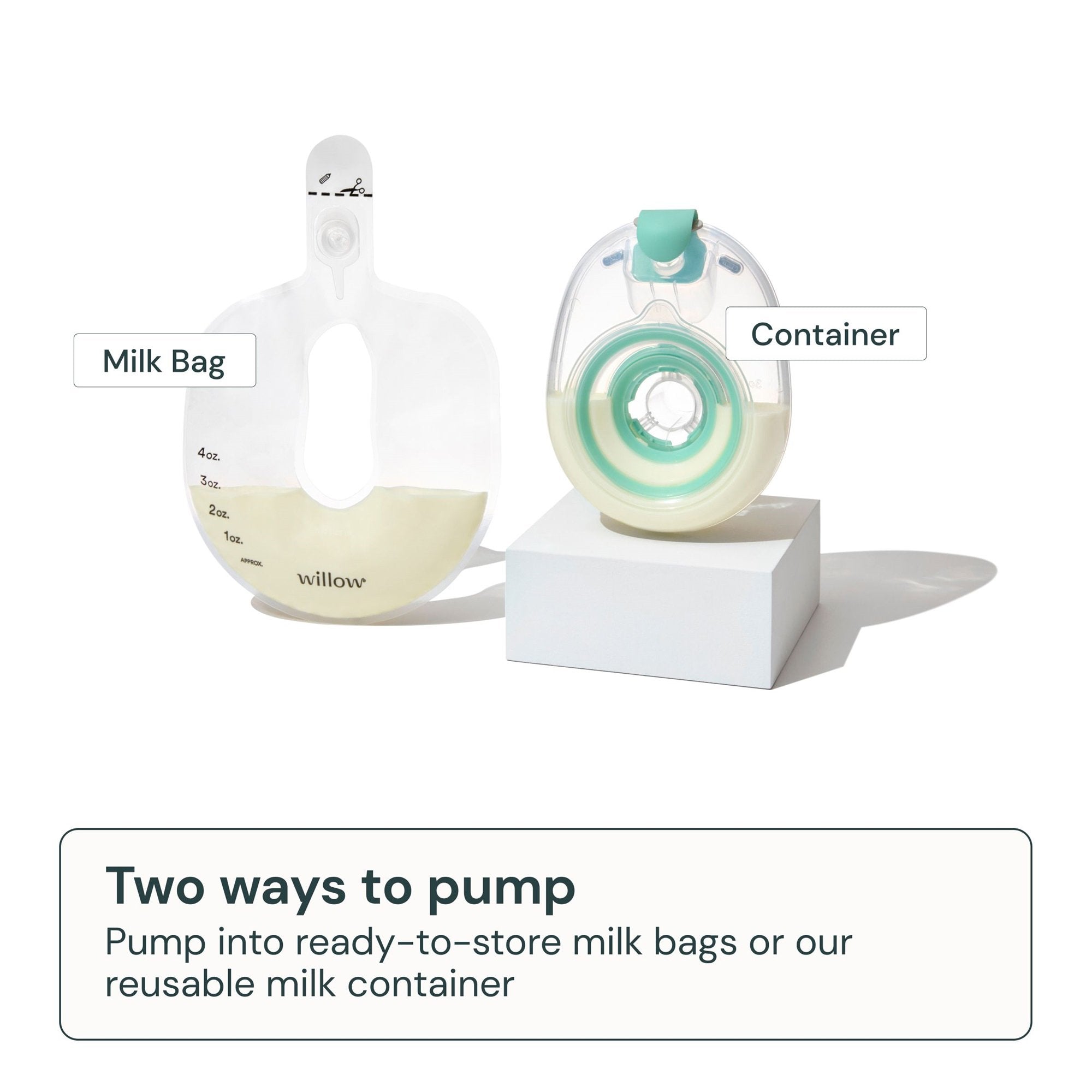 Willow 3.0 Wearable Double Electric 24 mm Breast Pump Kit - Case