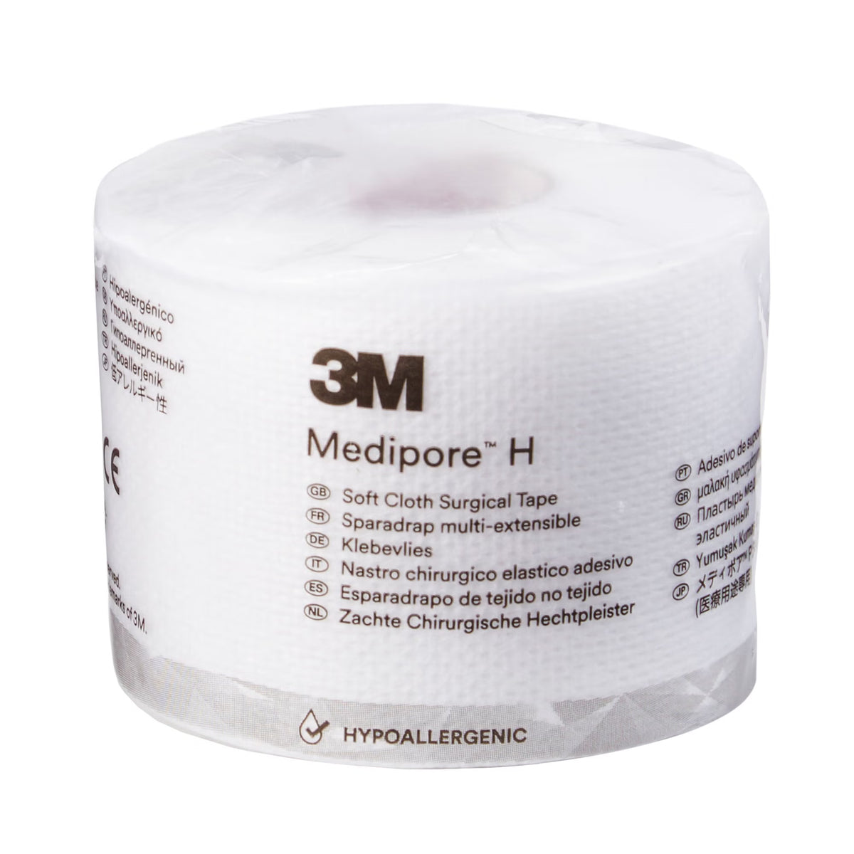 3M™ Medipore™ H Cloth Medical Tape, 2 Inch x 10 Yard, White — Case of 12