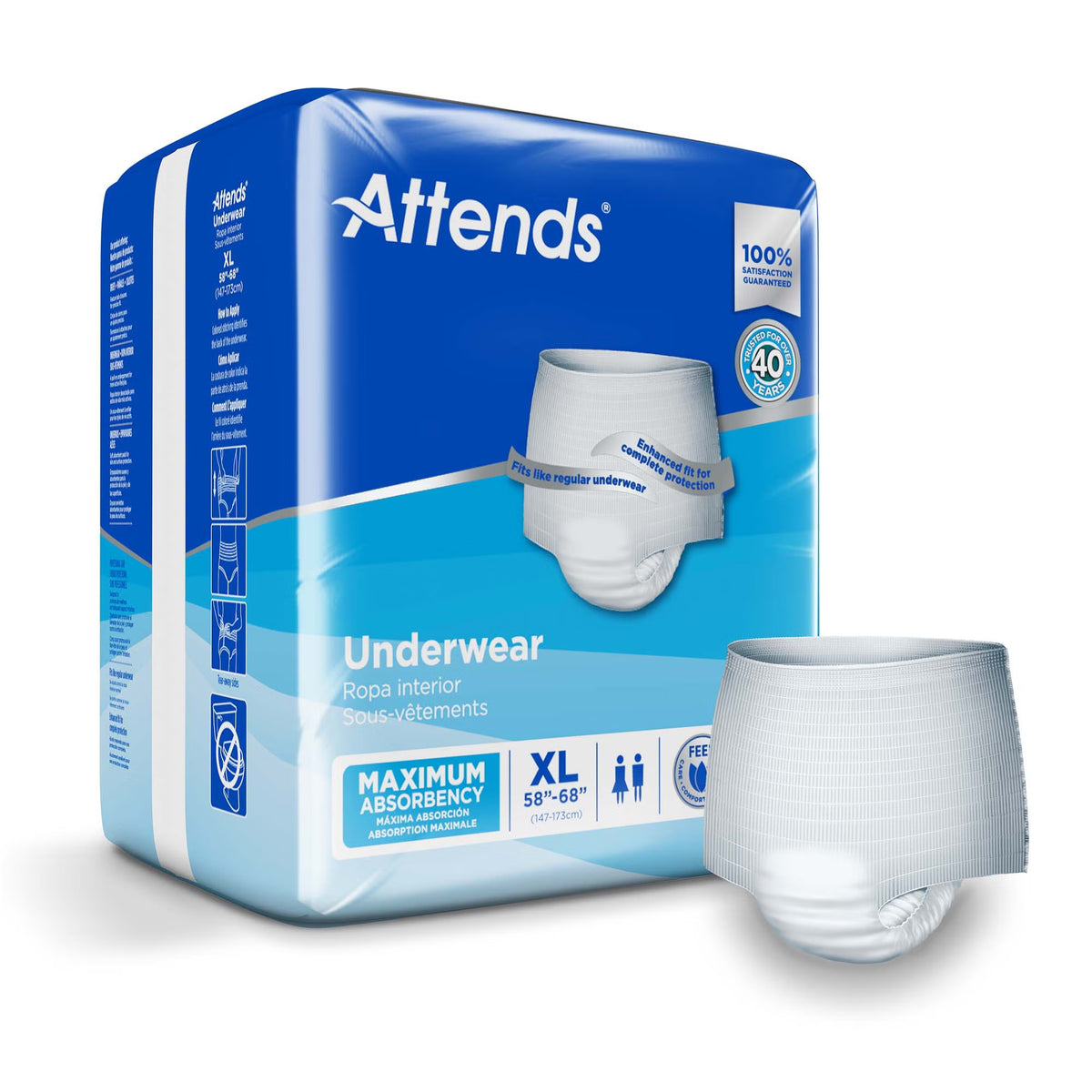 Attends® Extra Absorbency Underwear, X-Large