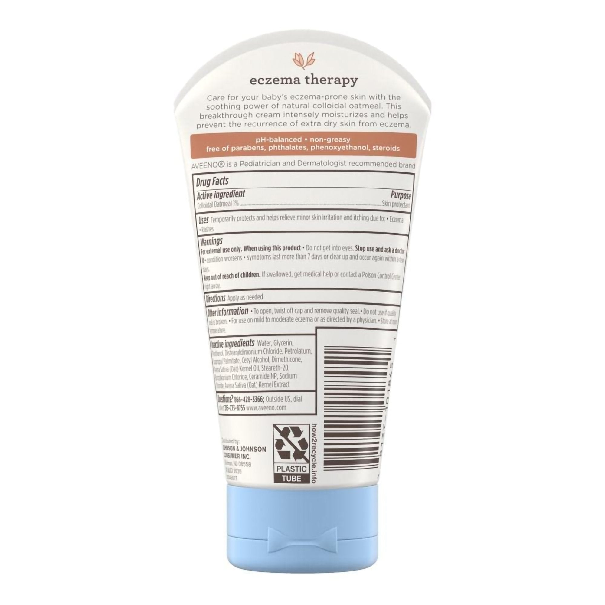 Aveeno Baby Eczema Therapy Moisturizing Cream Unscented
