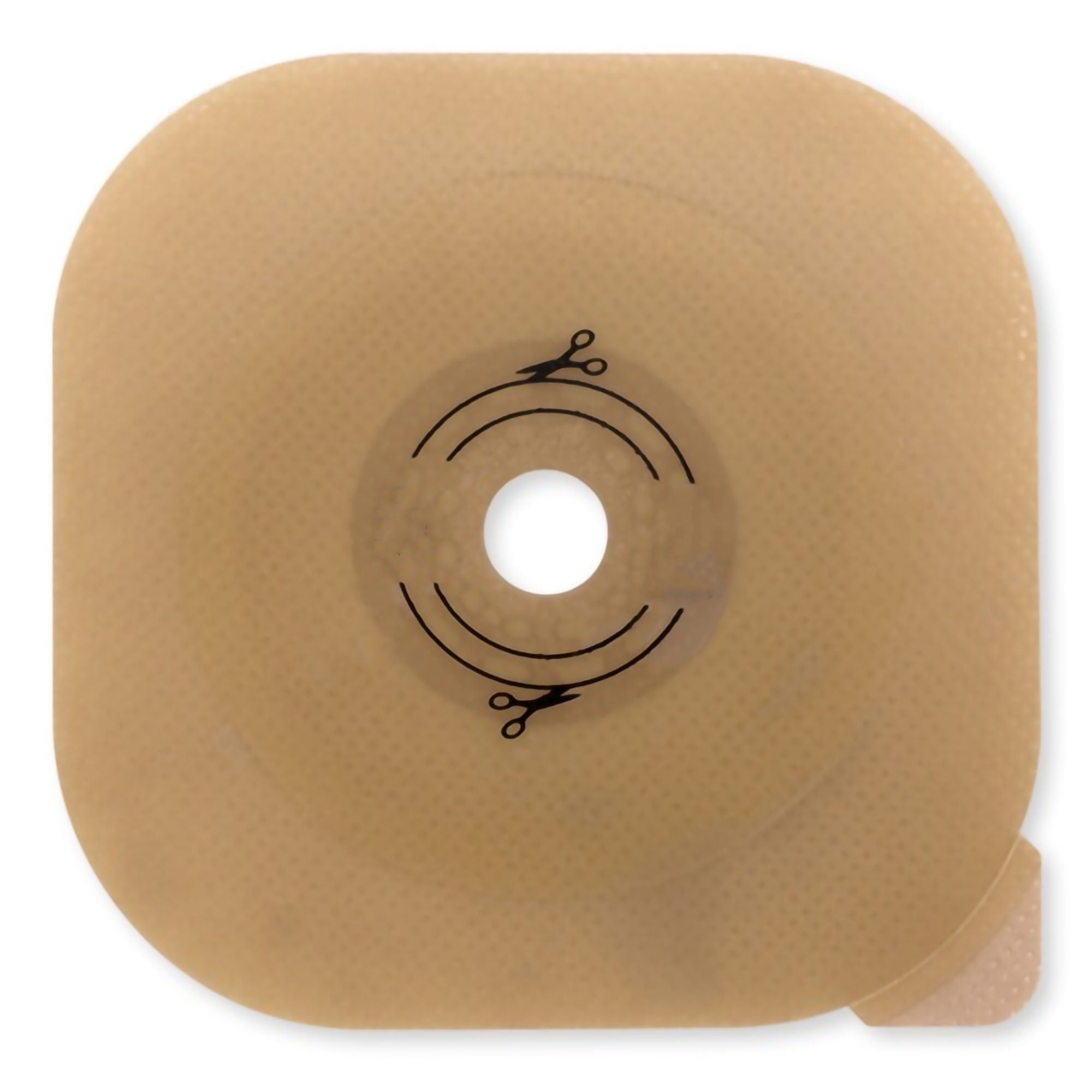 New Image™ Flat CeraPlus™ Skin Barrier, 70 mm Flange, Up to 57 mm Opening, Blue
