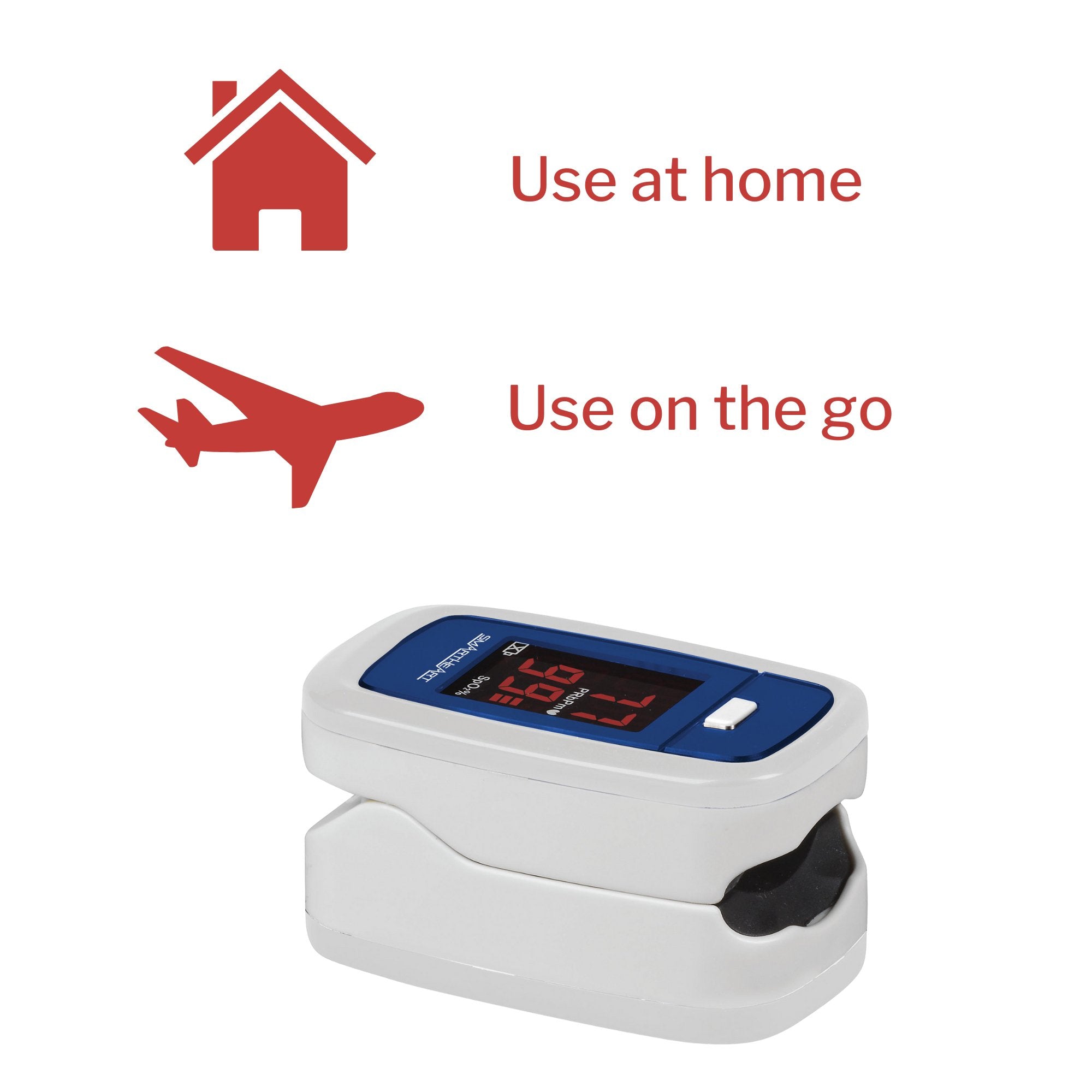 SmartHeart Economy Fingertip Pulse Oximeter for Blood Oxygen Saturation