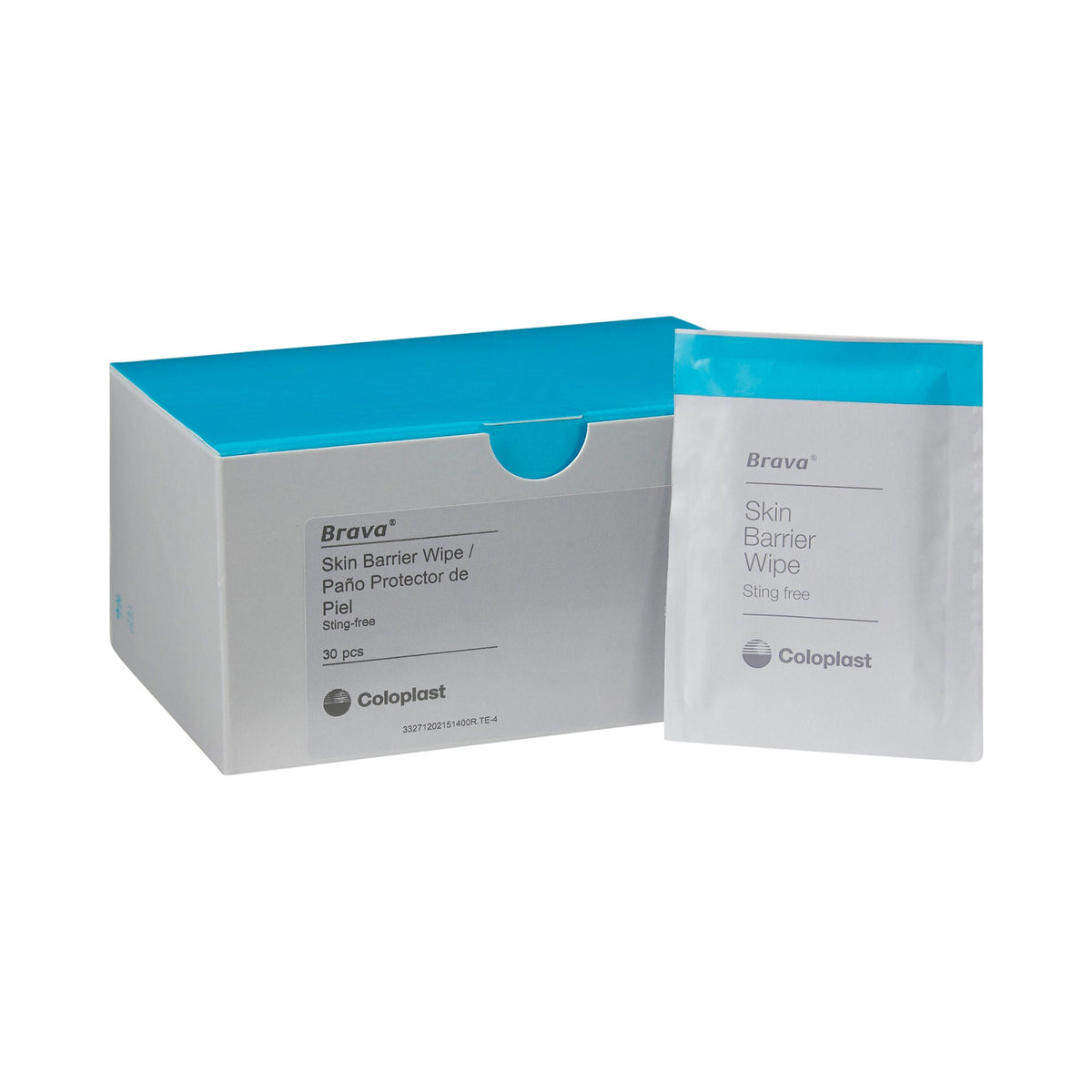 Brava® Sting-Free Skin Barrier Wipes, 2.75 x 4 Inch — Box of 30