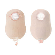 New Image™ 18422 Two-Piece Ultra-Clear Urostomy Pouch, 44 mm Flange, Green Match