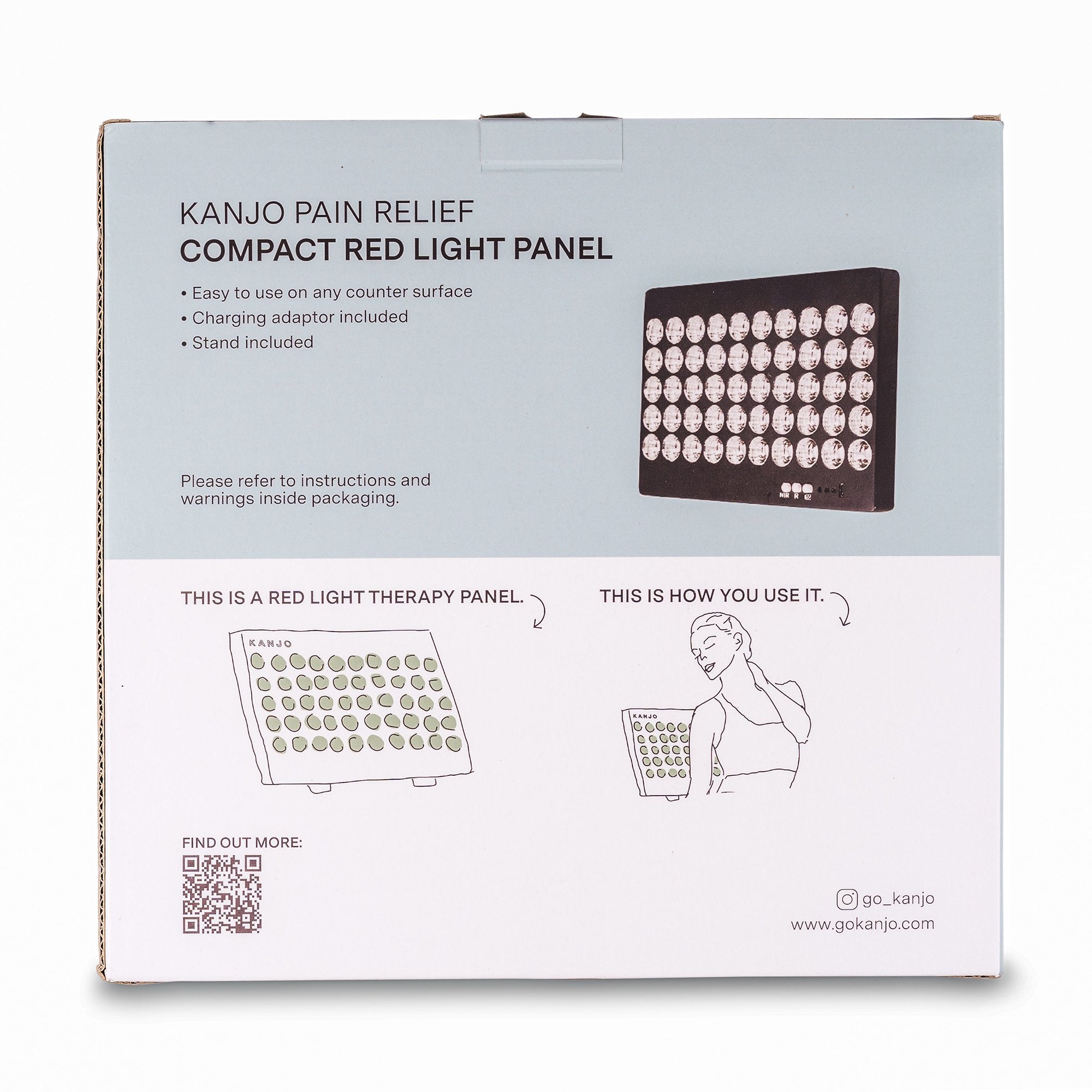 Kanjo Compact Red Light Therapy Panel