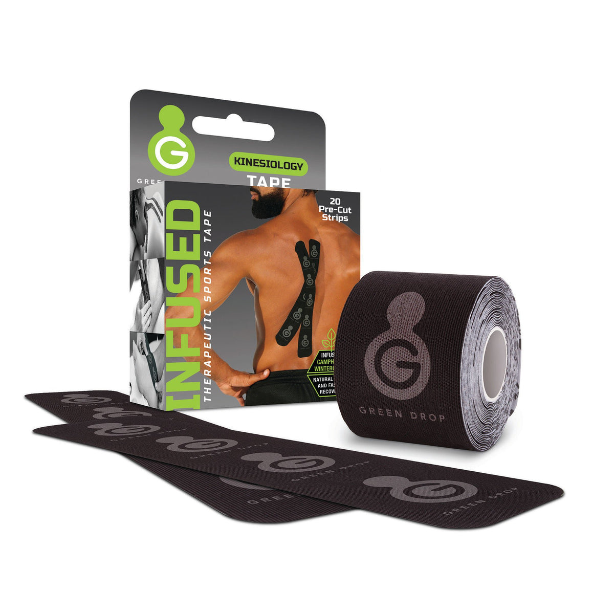 Green Drop Compression Kinesiology Tape