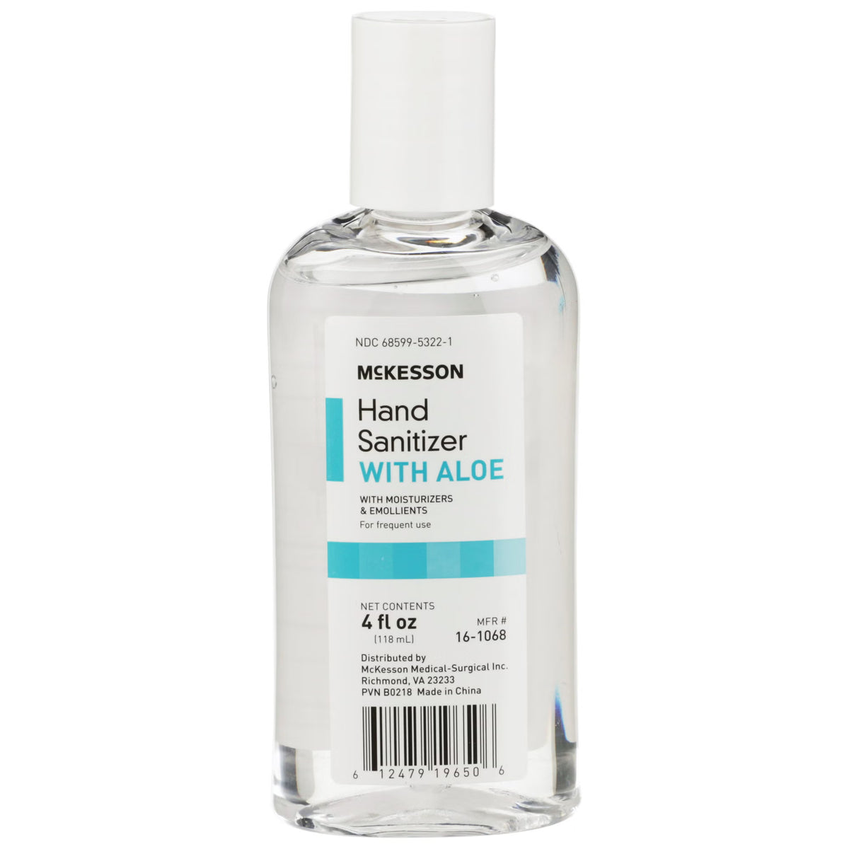McKesson Gel Hand Sanitizer with Aloe 4 oz. — Case of 24