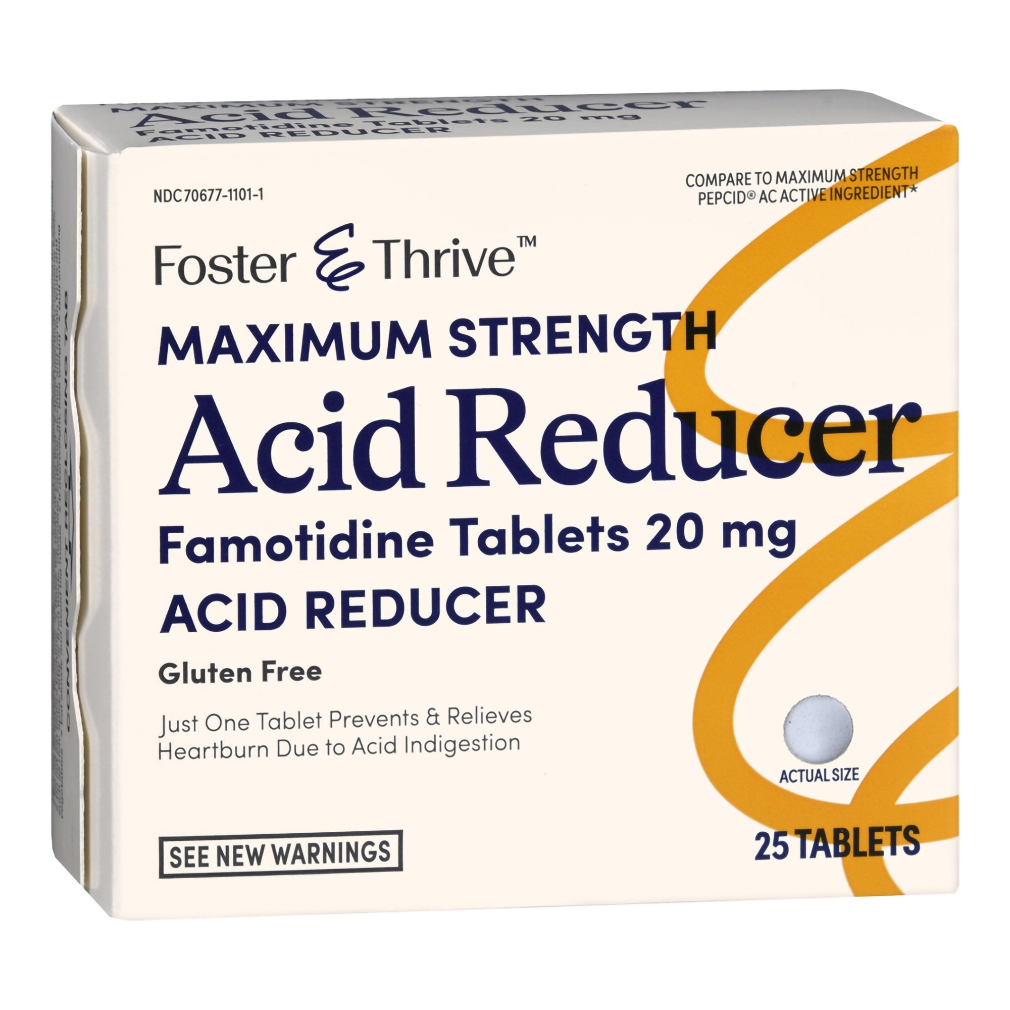 Foster & Thrive Maximum Strength Acid Reducer Famotidine 20 mg