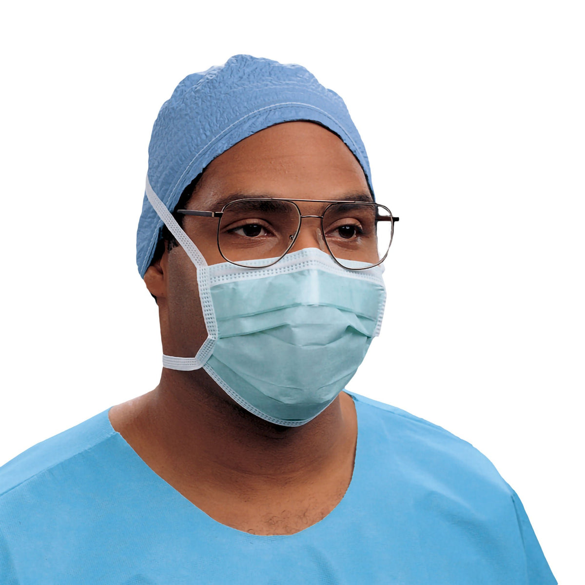 Halyard Anti-Fog Surgical Mask, Green — Case of 300