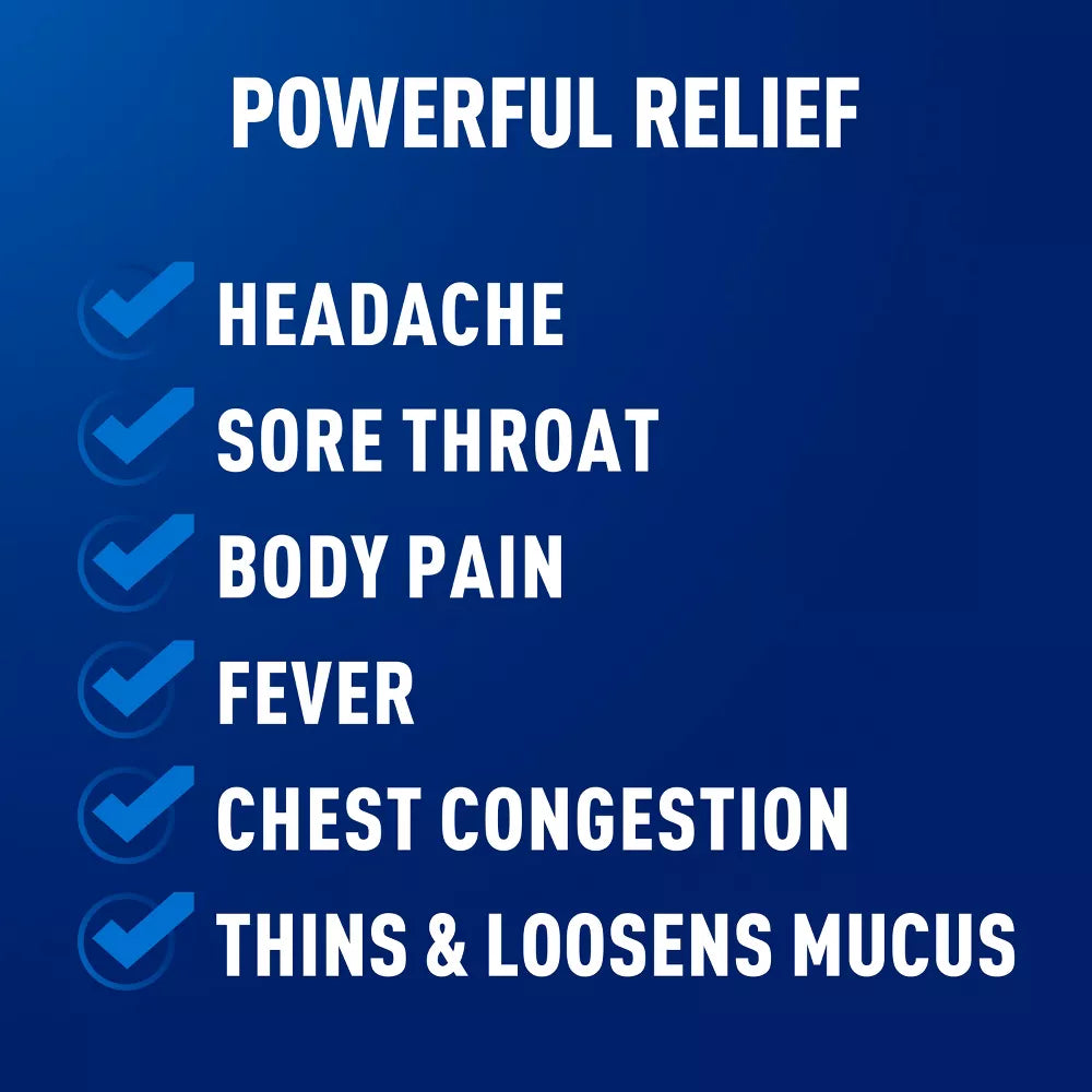 Mucinex Rapid + Clear for Pain, Headache, and Mucus Congestion Caplets
