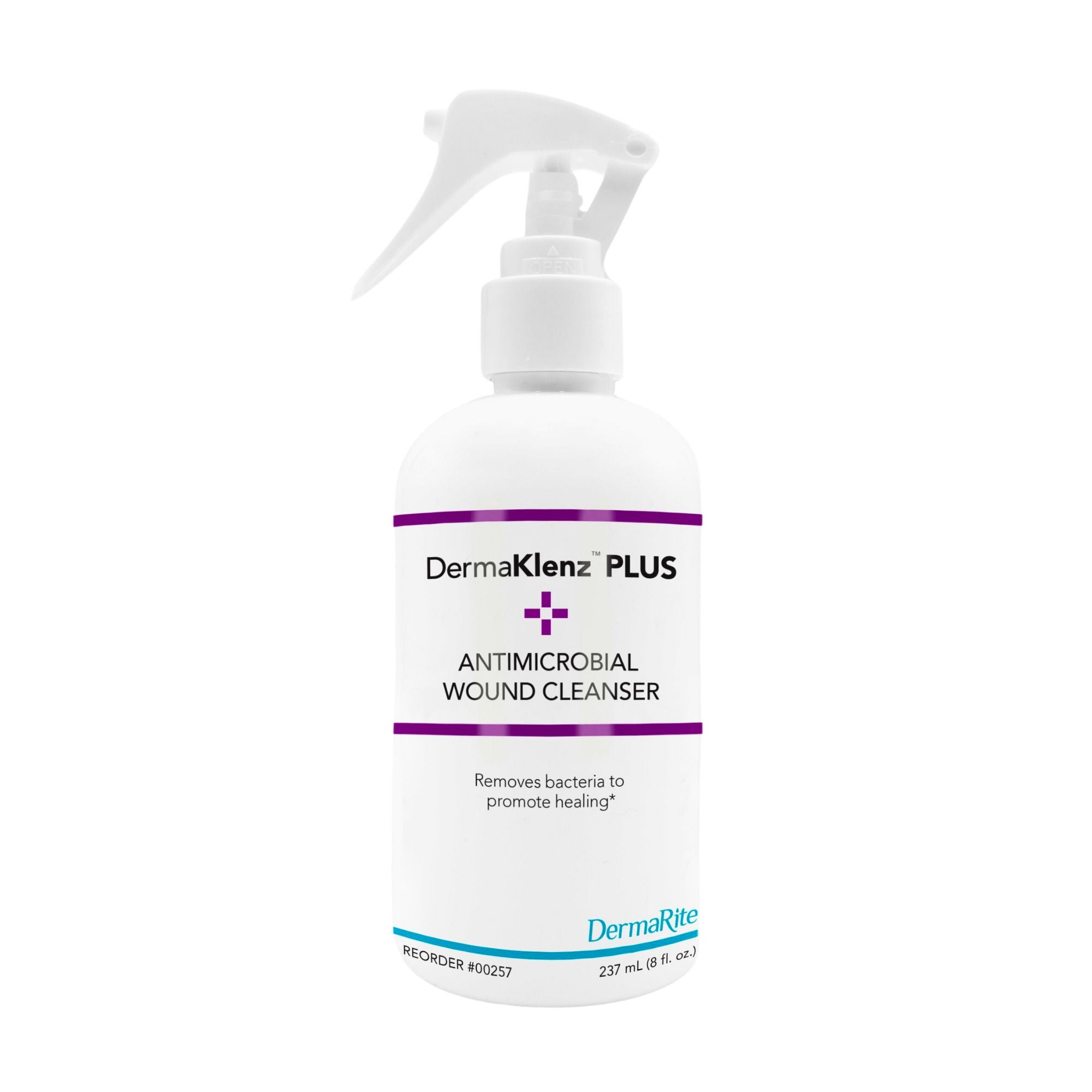 DermaRite's DermaKlenz PLUS Wound Cleanser - Spray Bottle, 8 oz.