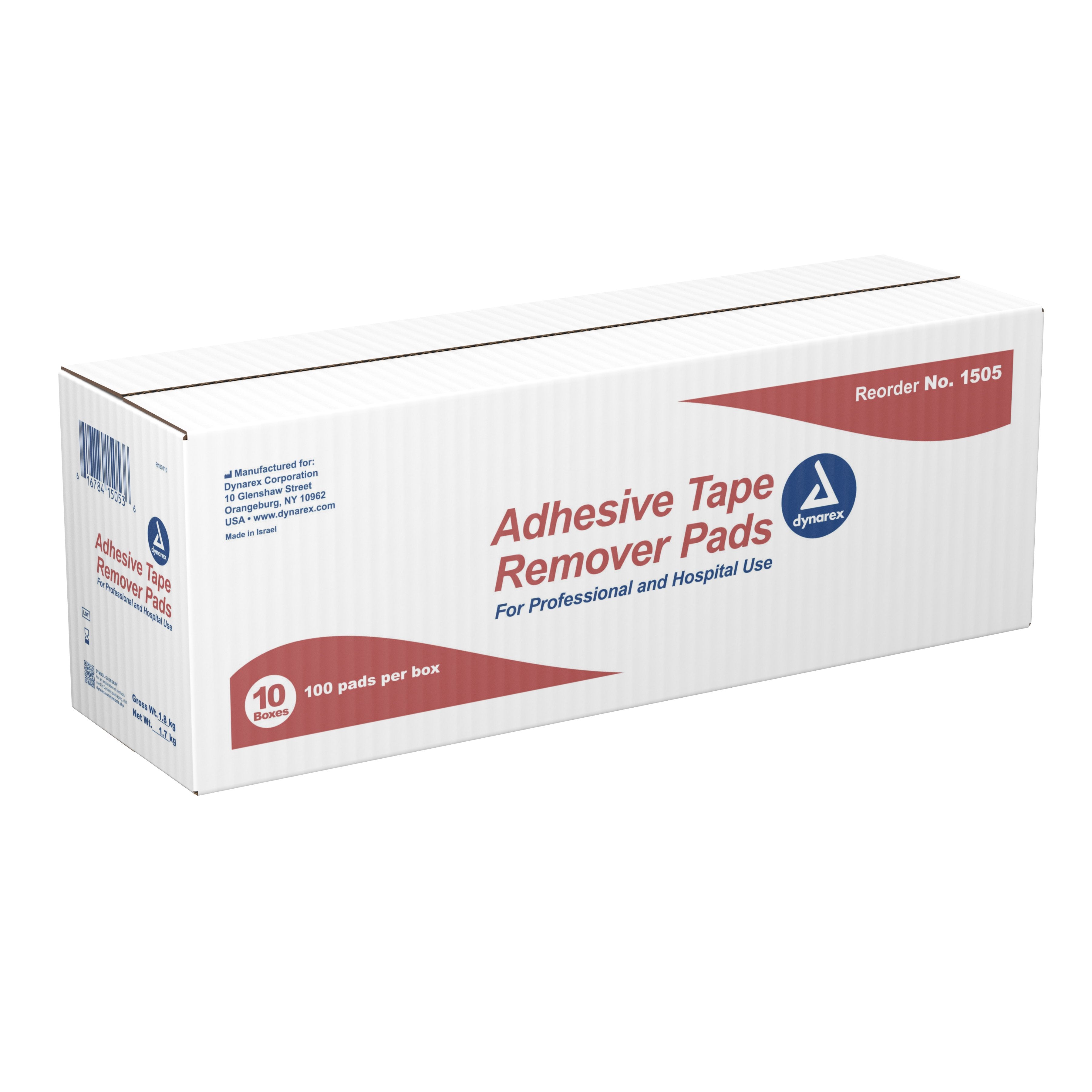 dynarex Adhesive Remover 32.5 x 68 mm Wipe